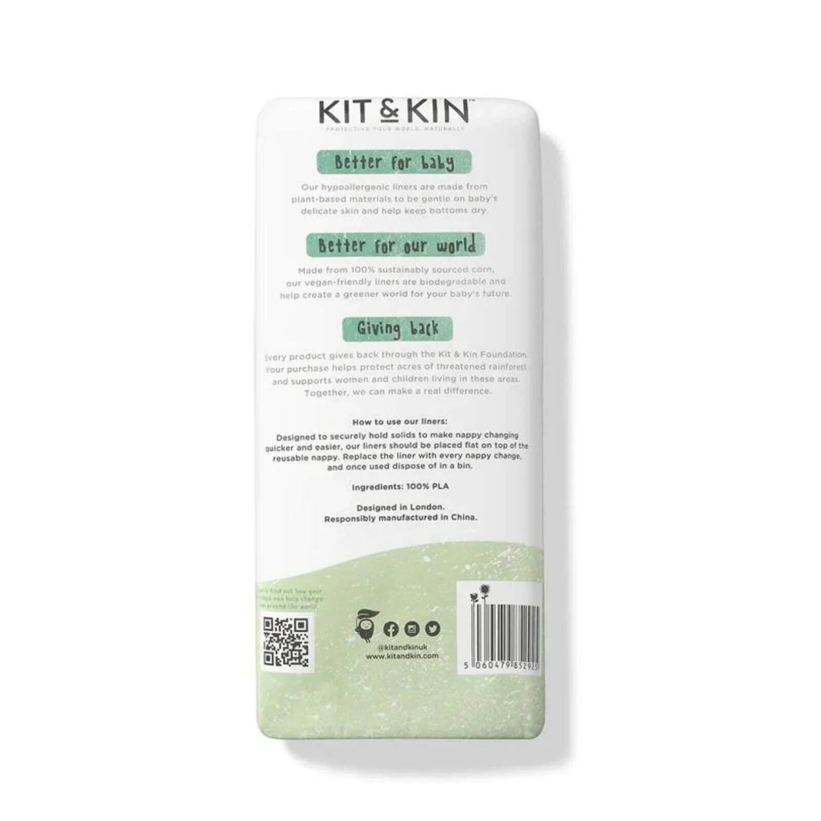 Kit & Kin Nappy Liners - mezetto ebebek ebebek