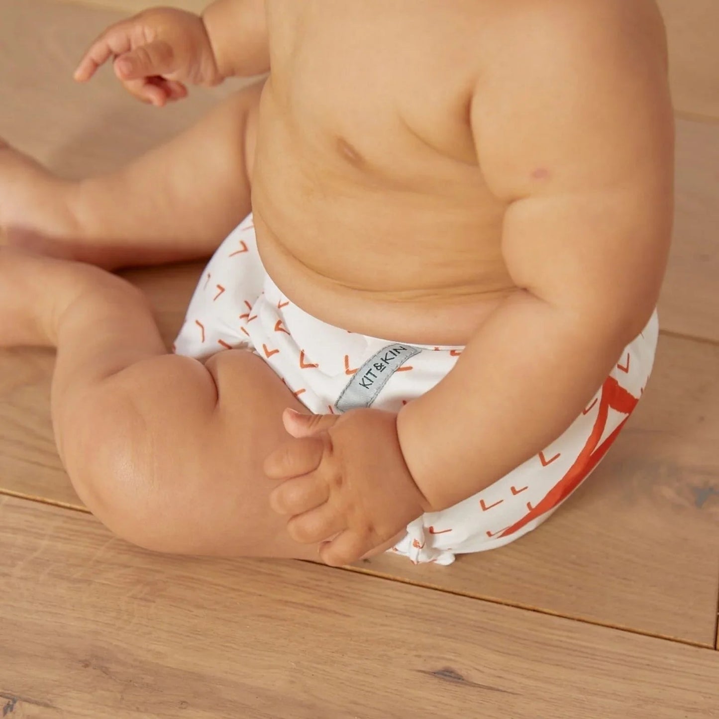 Kit & Kin Reusable Nappy - Fox - mezetto ebebek ebebek