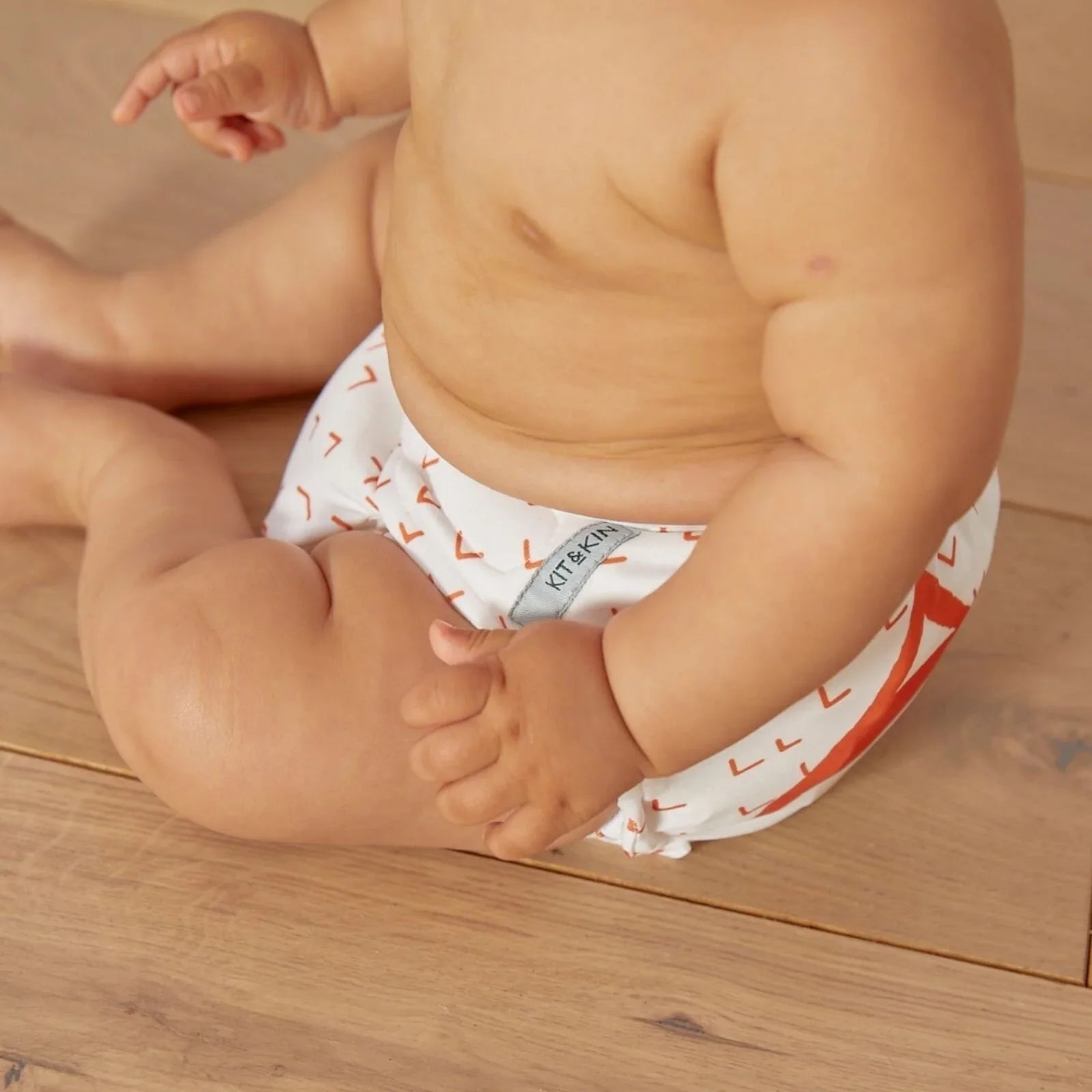Kit & Kin Reusable Nappy - Fox - mezetto ebebek ebebek