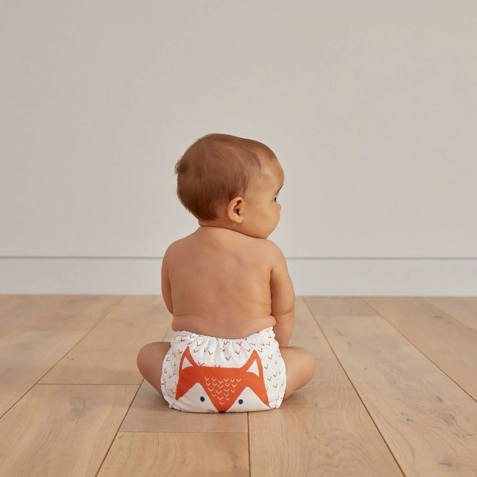 Kit & Kin Reusable Nappy - Fox - mezetto ebebek ebebek