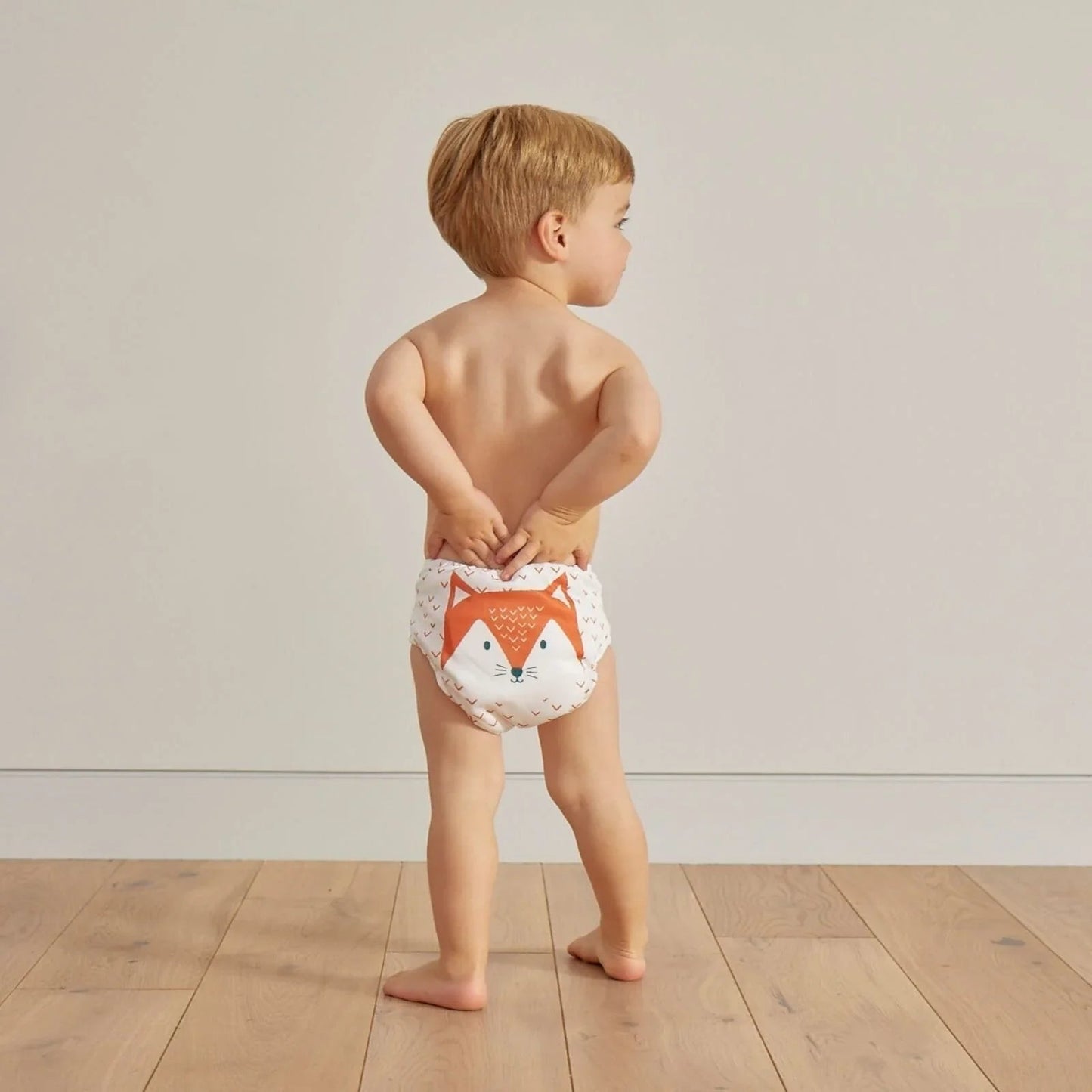 Kit & Kin Reusable Nappy - Fox - mezetto ebebek ebebek