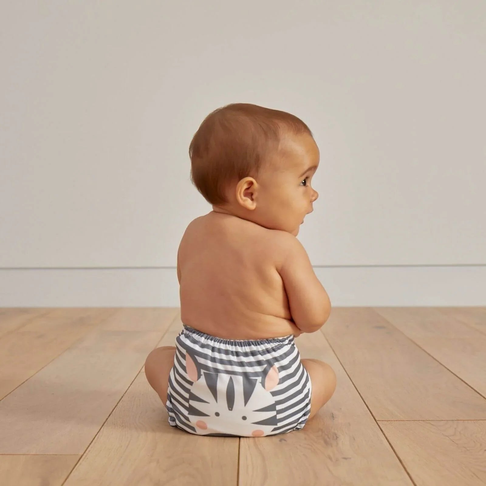 Kit & Kin Reusable Nappy - Zebra - mezetto ebebek ebebek