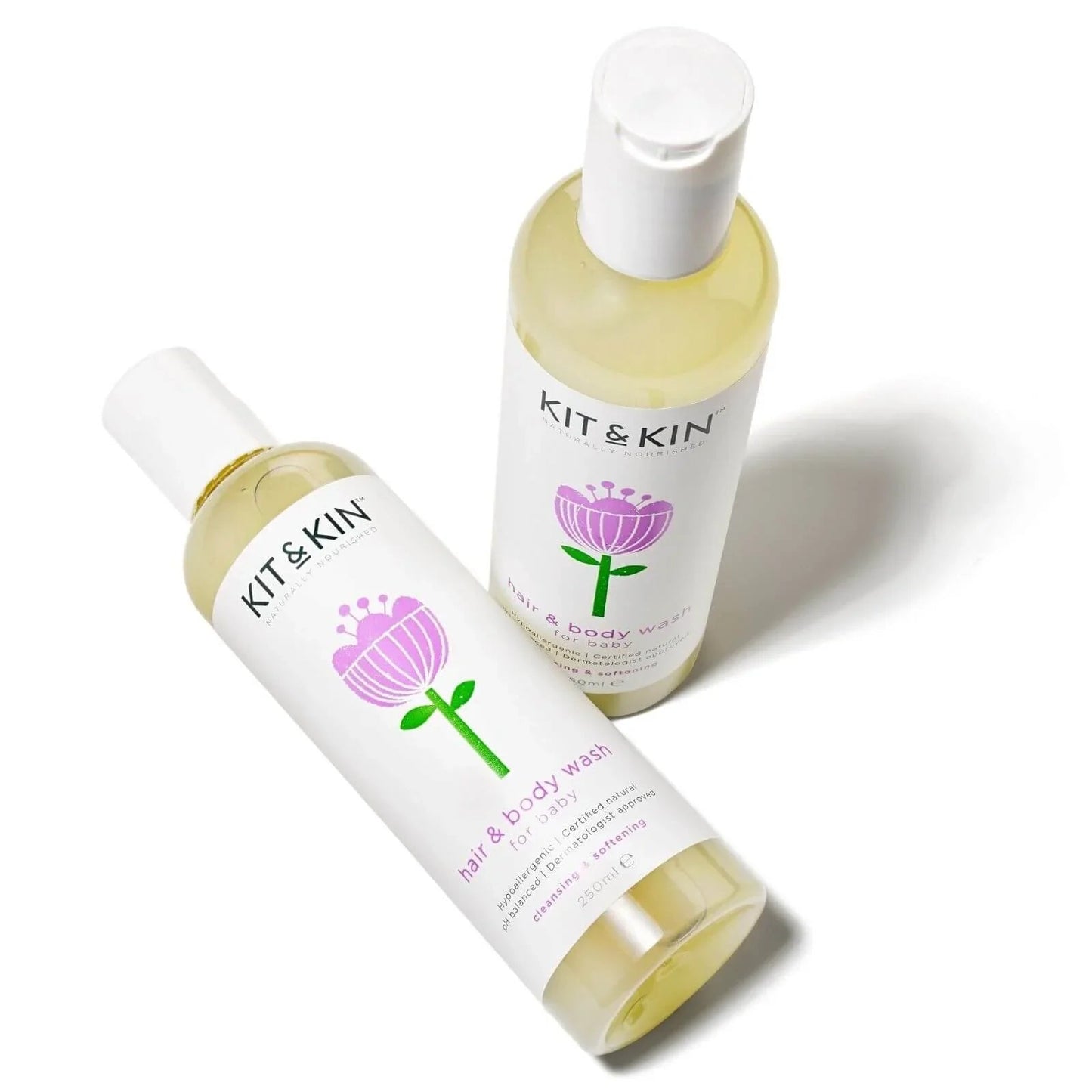 Kit & Kin Shampoo & Body Wash 250ml - mezetto ebebek ebebek