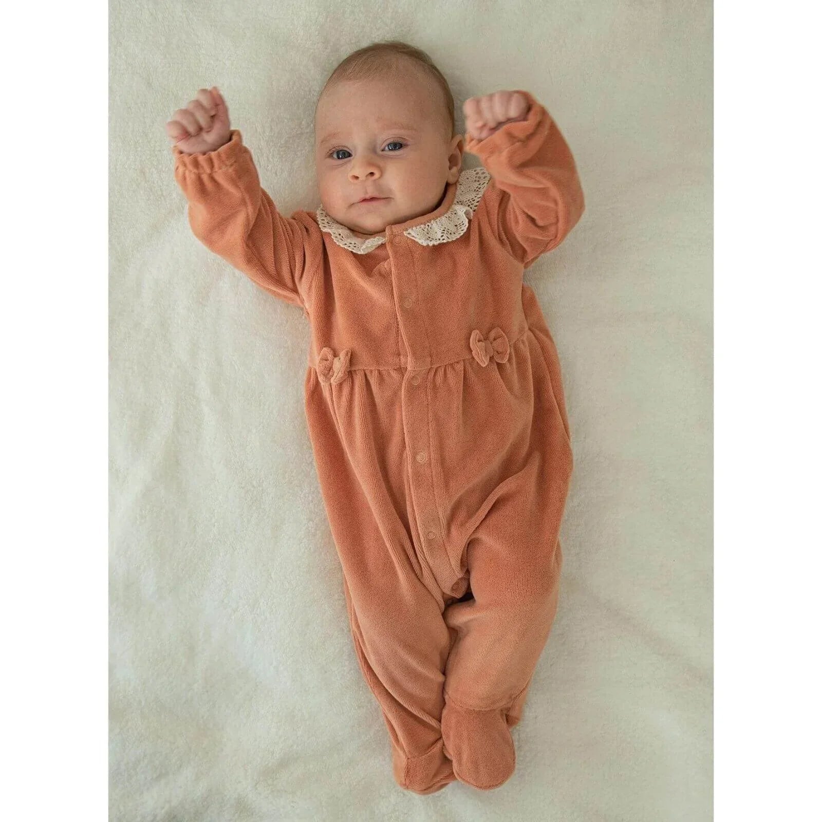 Kitikate Organic Isla Footed Jumpsuit - mezetto ebebek ebebek
