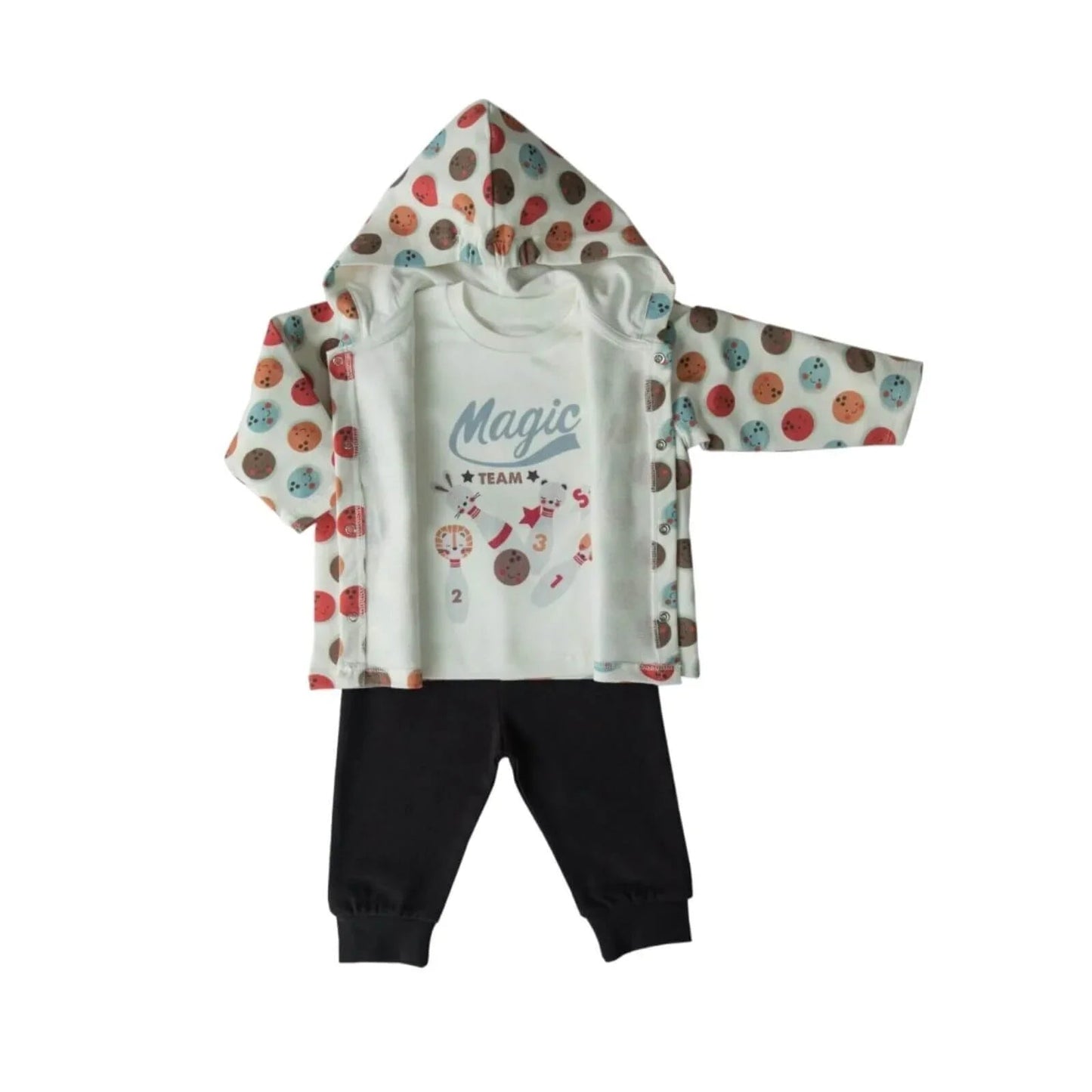 Kitikate Organic Magic Team 3 - pcs Set - mezetto ebebek ebebek