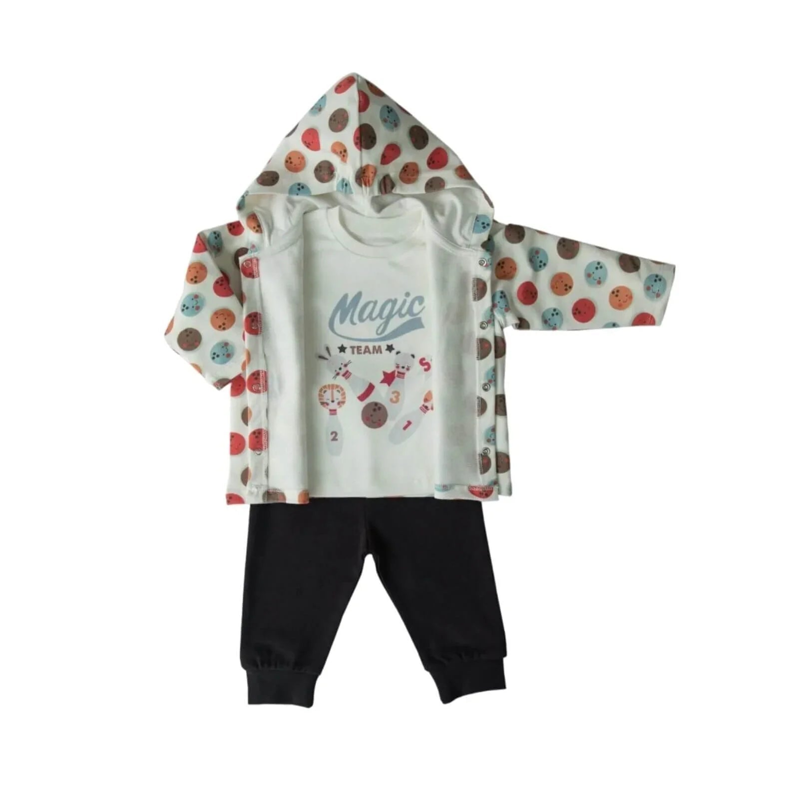 Kitikate Organic Magic Team 3 - pcs Set - mezetto ebebek ebebek