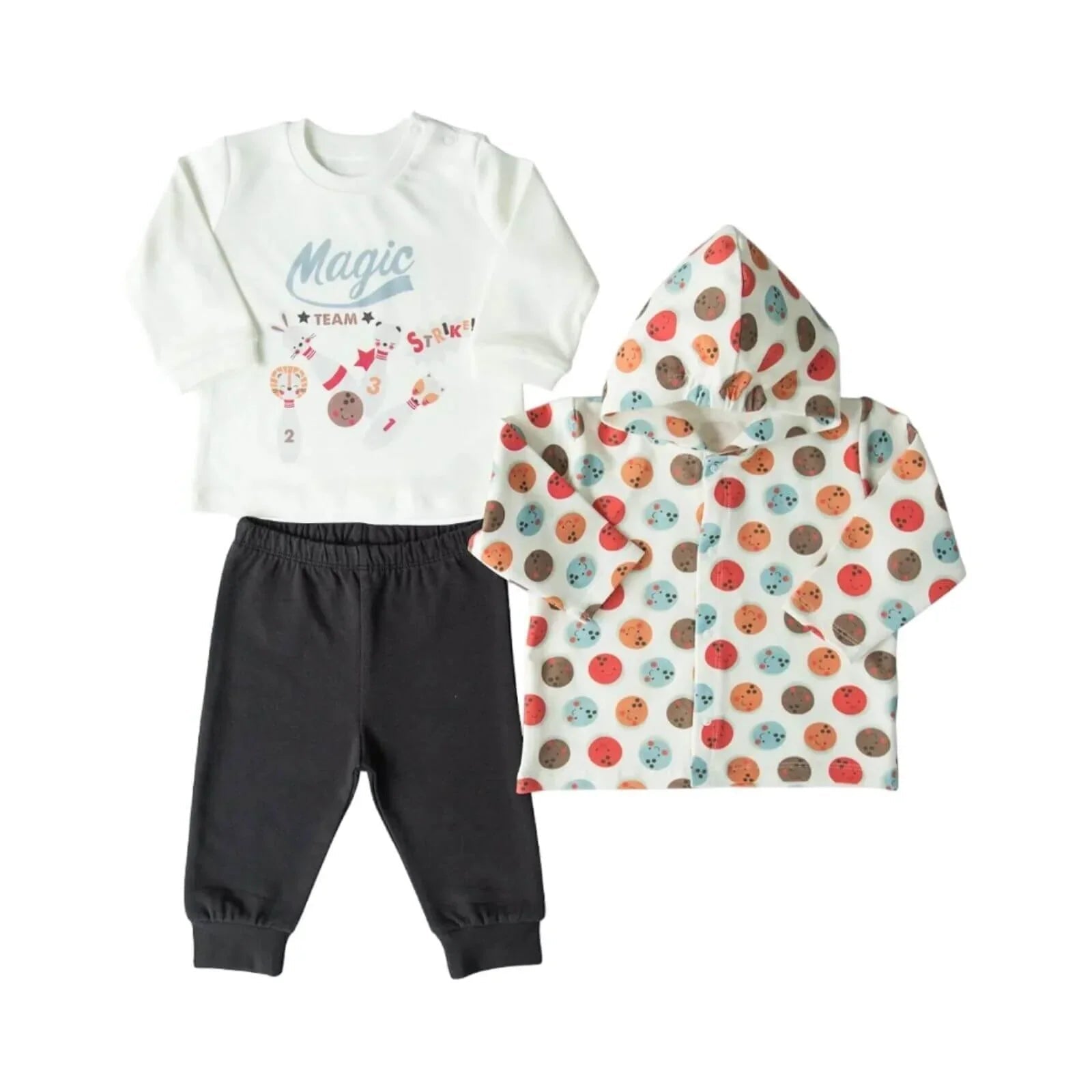 Kitikate Organic Magic Team 3 - pcs Set - mezetto ebebek ebebek