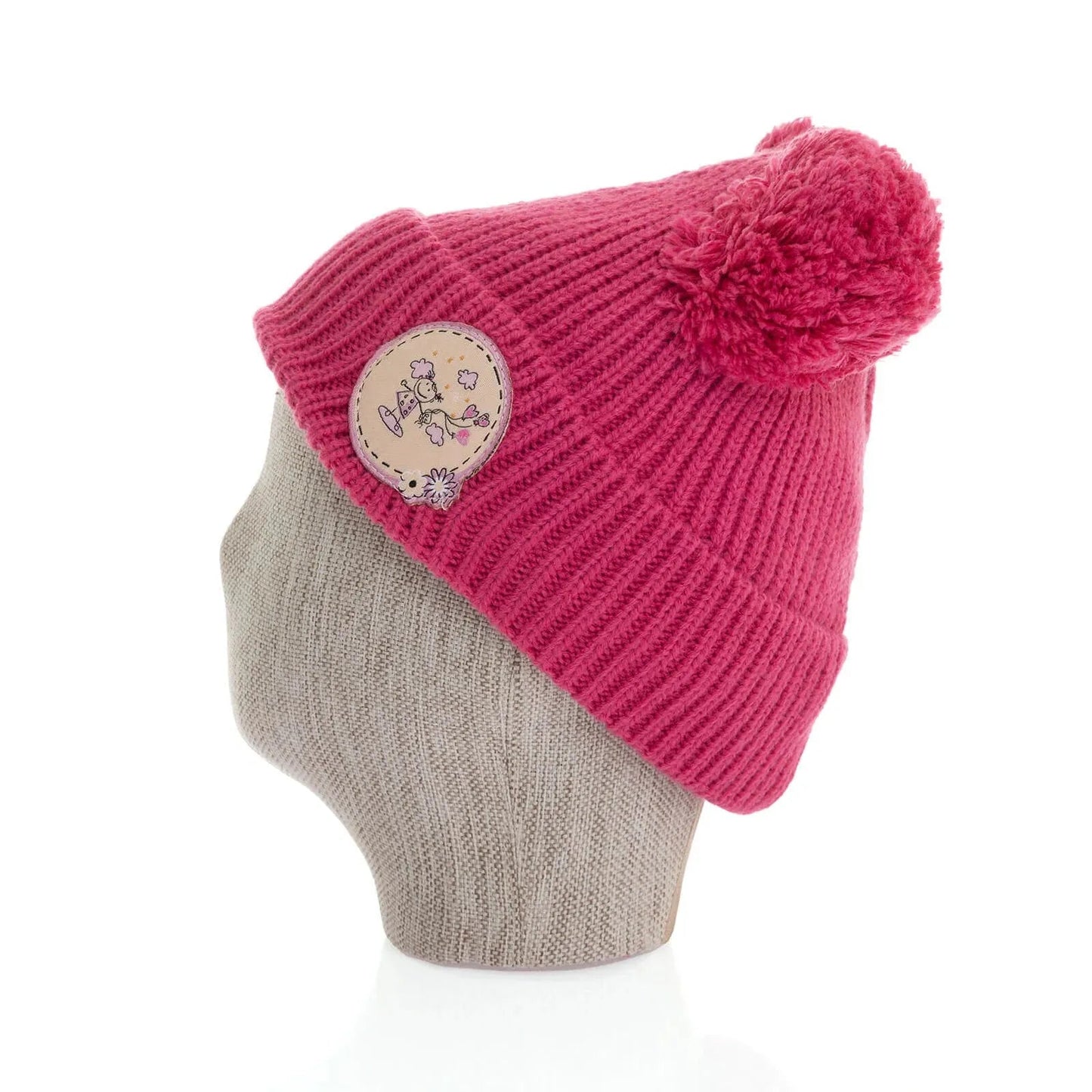 Kitti Beanie - Pink - mezetto ebebek ebebek