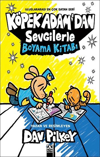 Köpek Adam'dan Sevgilerle Boyama Kitabı - Altın Kitaplar - Çocuk Kitapları Kitap