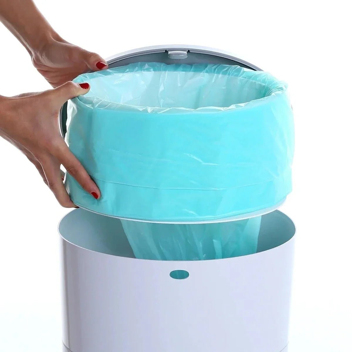 Korbell Nappy Bin - White - mezetto ebebek ebebek
