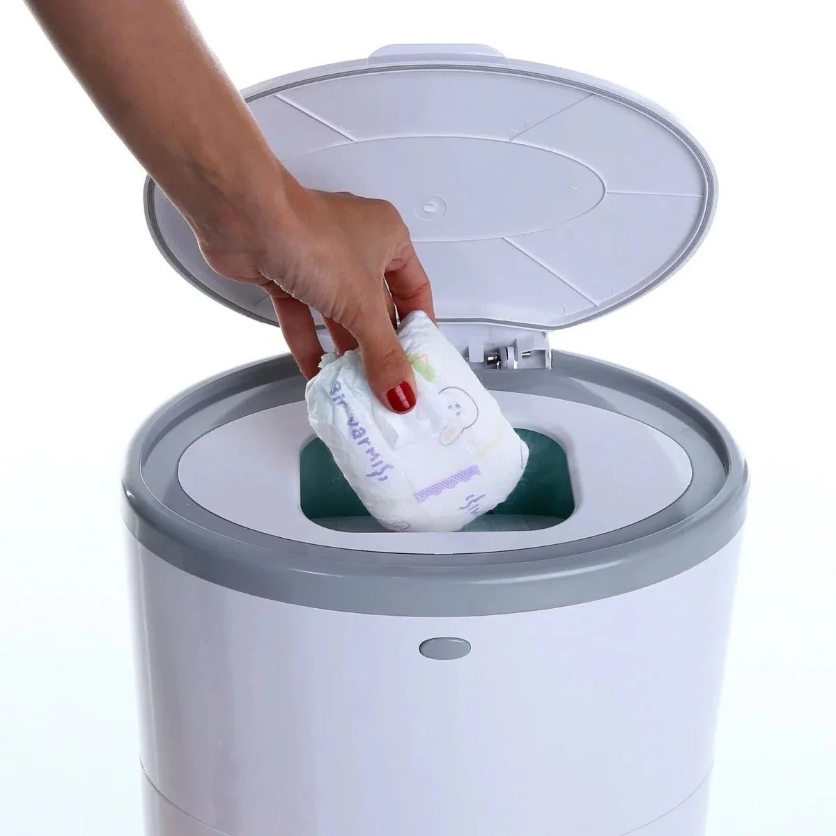 Korbell Nappy Bin - White - mezetto ebebek ebebek