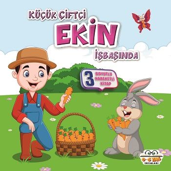 Küçük Çiftçi Ekin İşbaşında - Benim Canım Çiftliğim (Sıvama Cilt) - 0-6 Yaş Yayınları Kitap