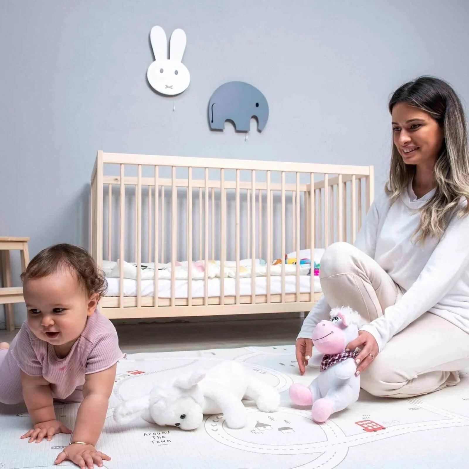 Kukka Natural Wood 2 - Level Cot 60x120 cm - mezetto ebebek ebebek