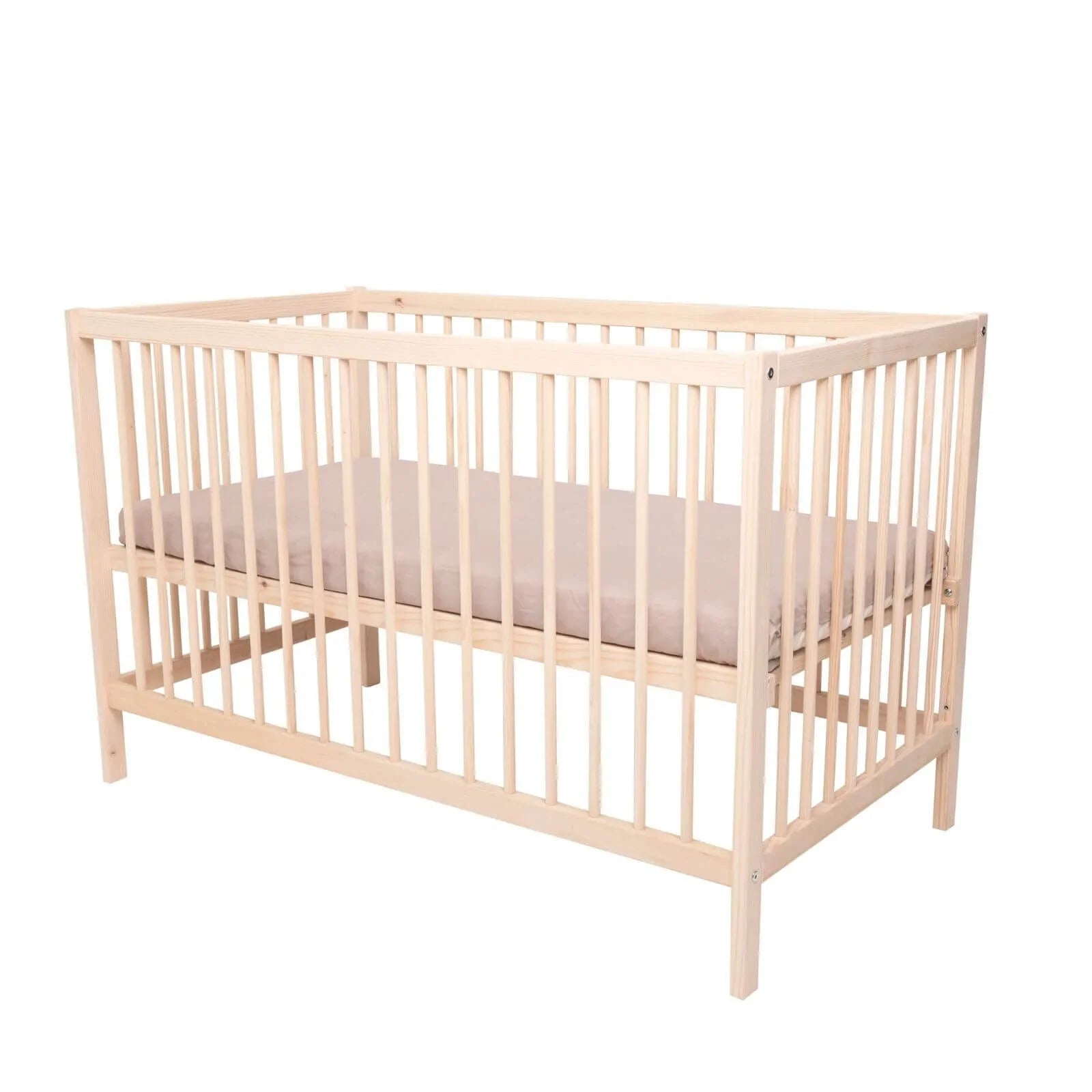 Kukka Natural Wood 2 - Level Cot 70x140 - mezetto ebebek ebebek