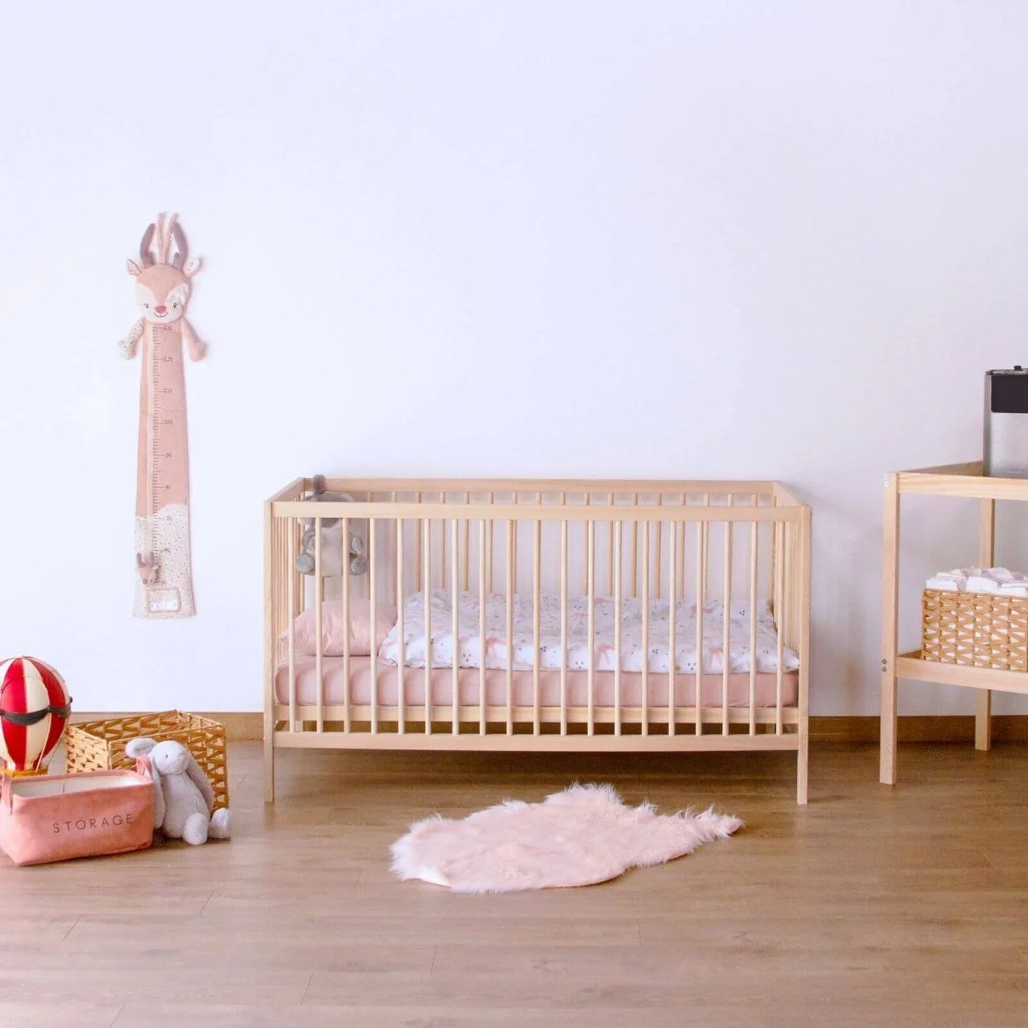Kukka Natural Wood 2 - Level Cot 70x140 - mezetto ebebek ebebek