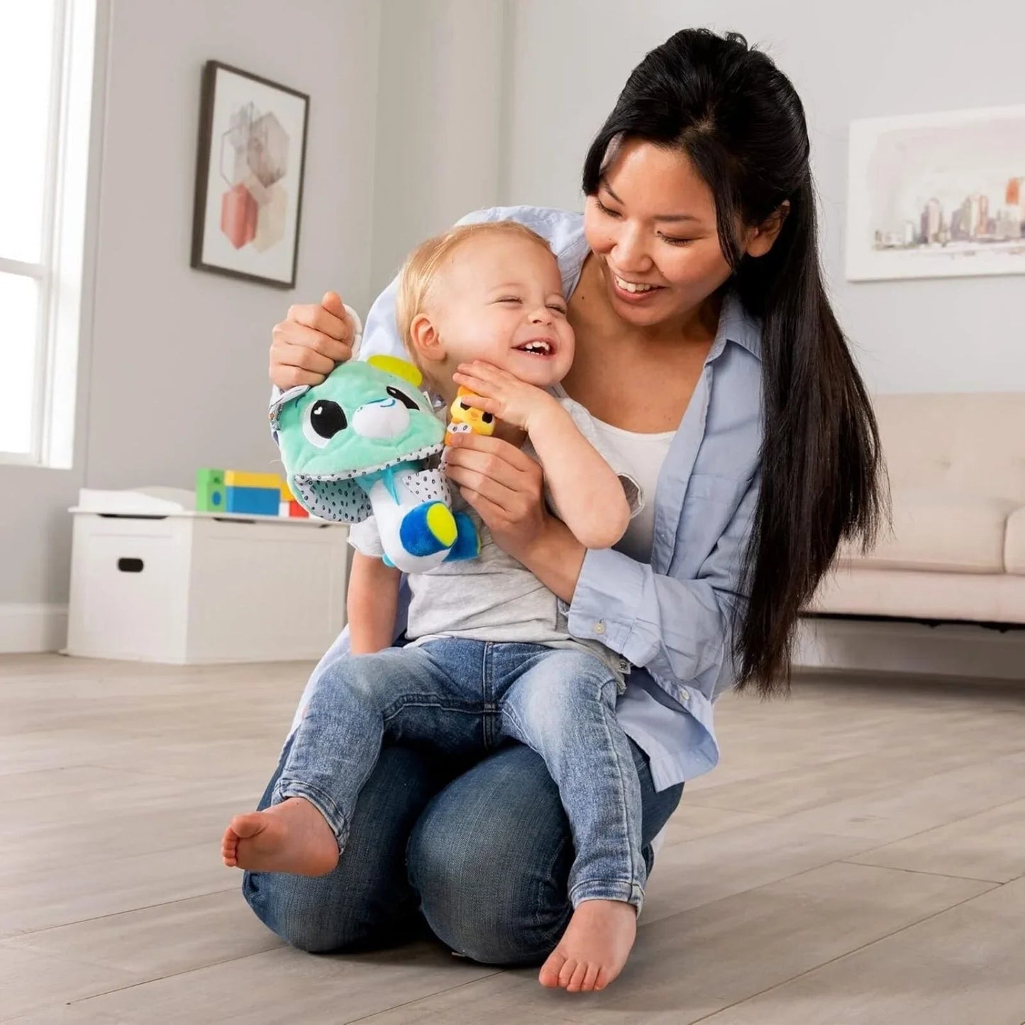 Lamaze 3 - in - 1 Surprise Clip & Go Bear Toy - mezetto ebebek ebebek