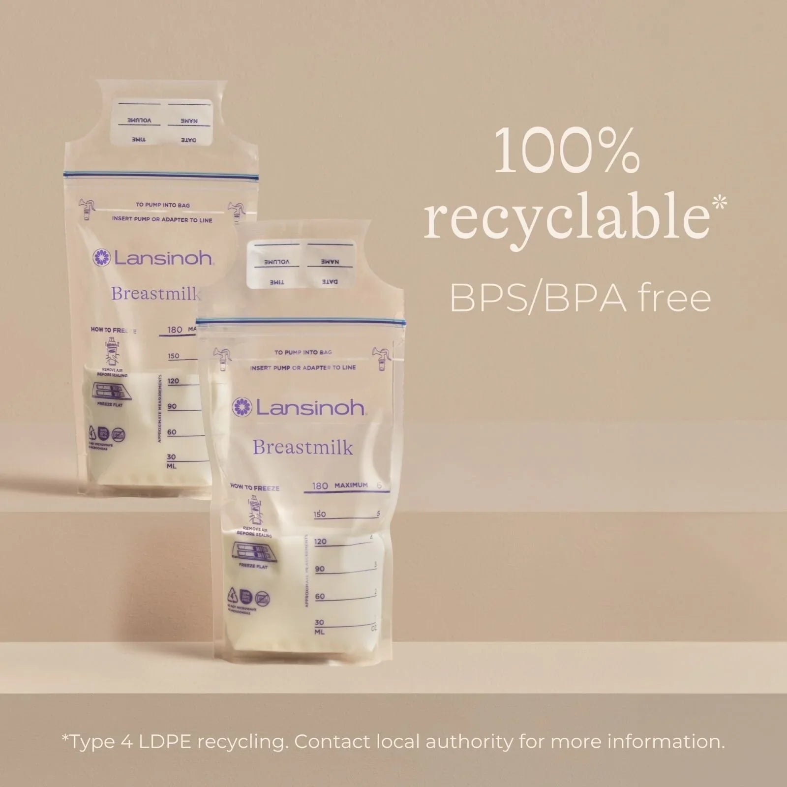Lansinoh Breastmilk Storage Bags 50 pcs - mezetto ebebek ebebek