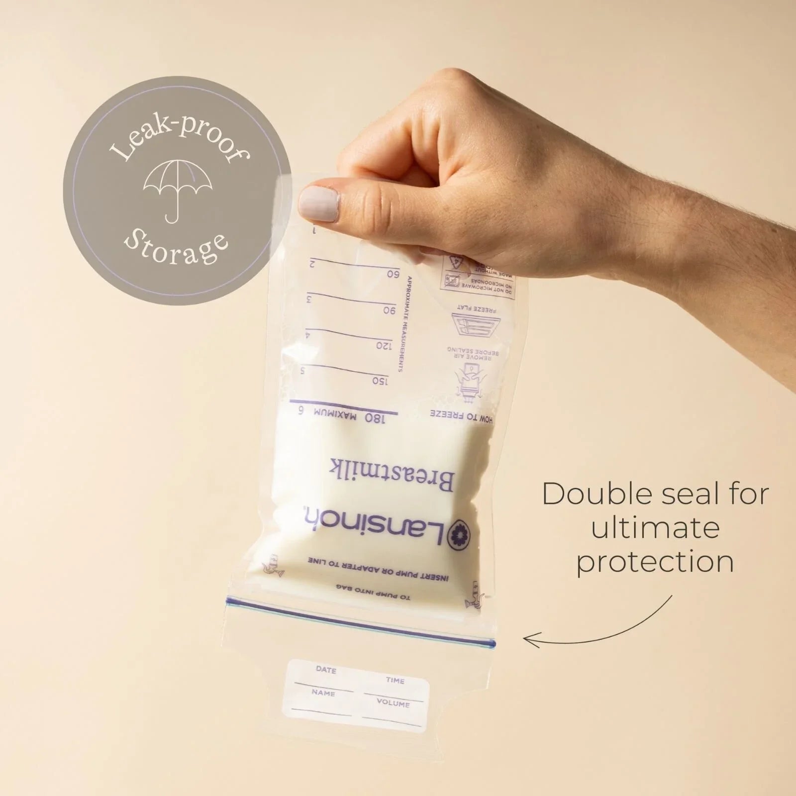 Lansinoh Breastmilk Storage Bags 50 pcs - mezetto ebebek ebebek
