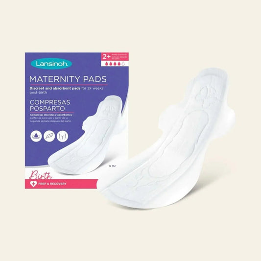 Lansinoh Discreet & Absorbent Maternity Pads for 2+ weeks Postpartum 12 pcs - mezetto ebebek ebebek