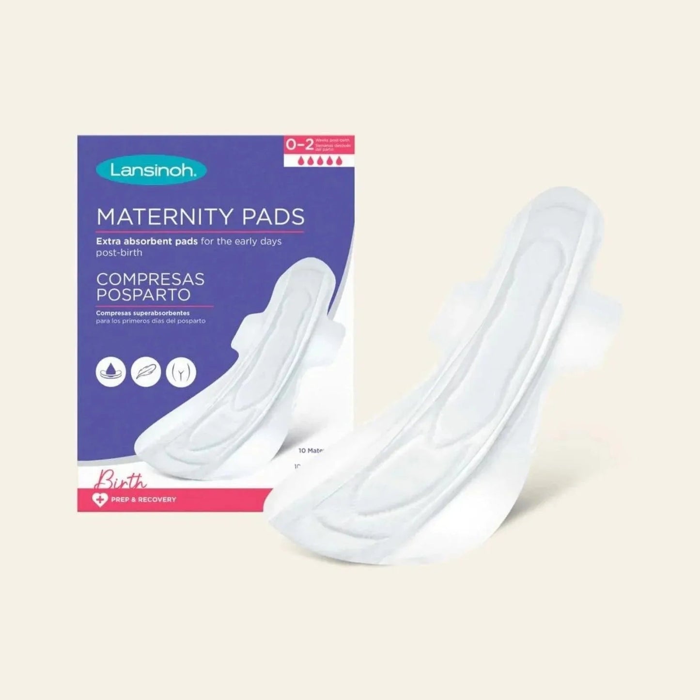 Lansinoh Extra Absorbent Maternity Pads 10 pcs - mezetto ebebek ebebek