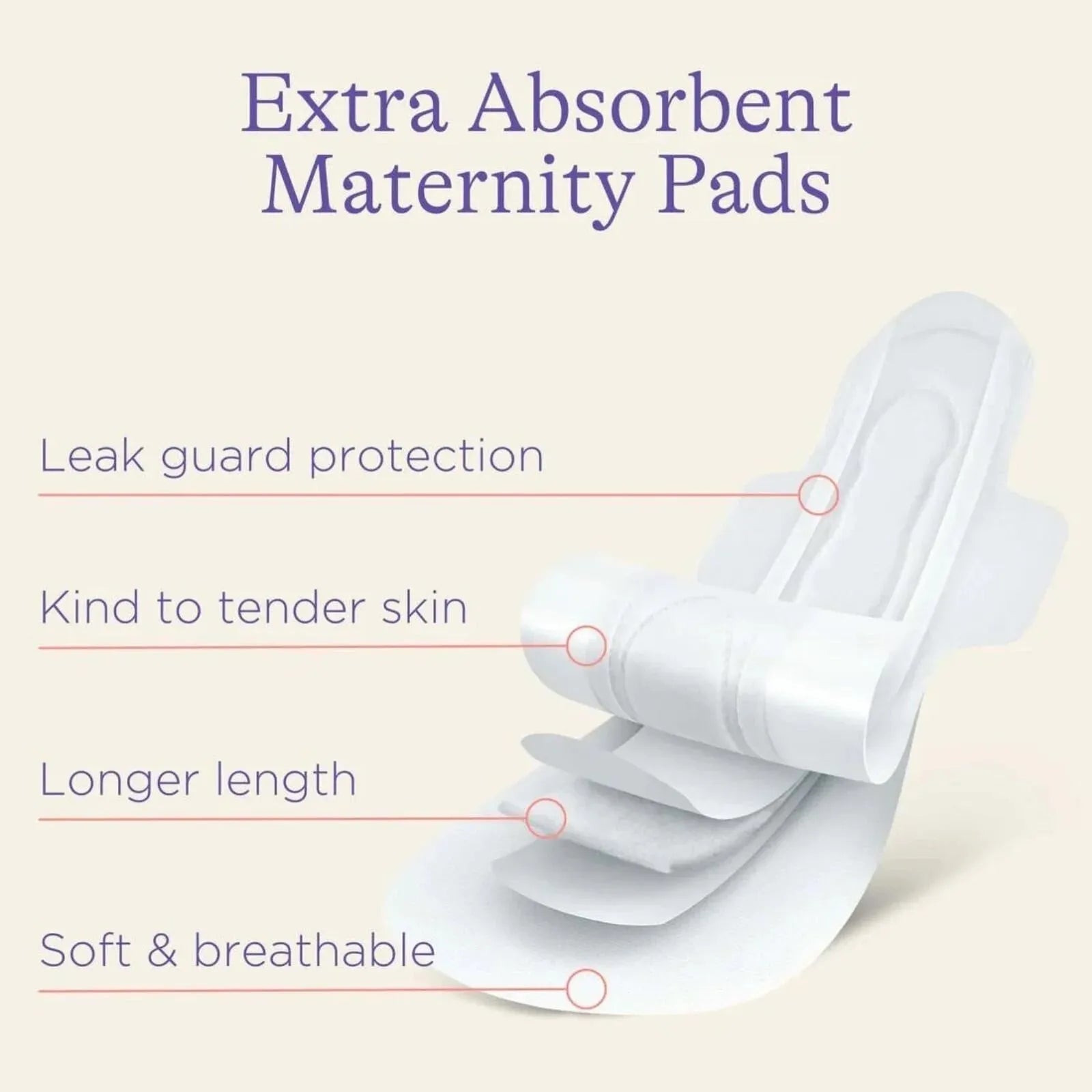 Lansinoh Extra Absorbent Maternity Pads 10 pcs - mezetto ebebek ebebek