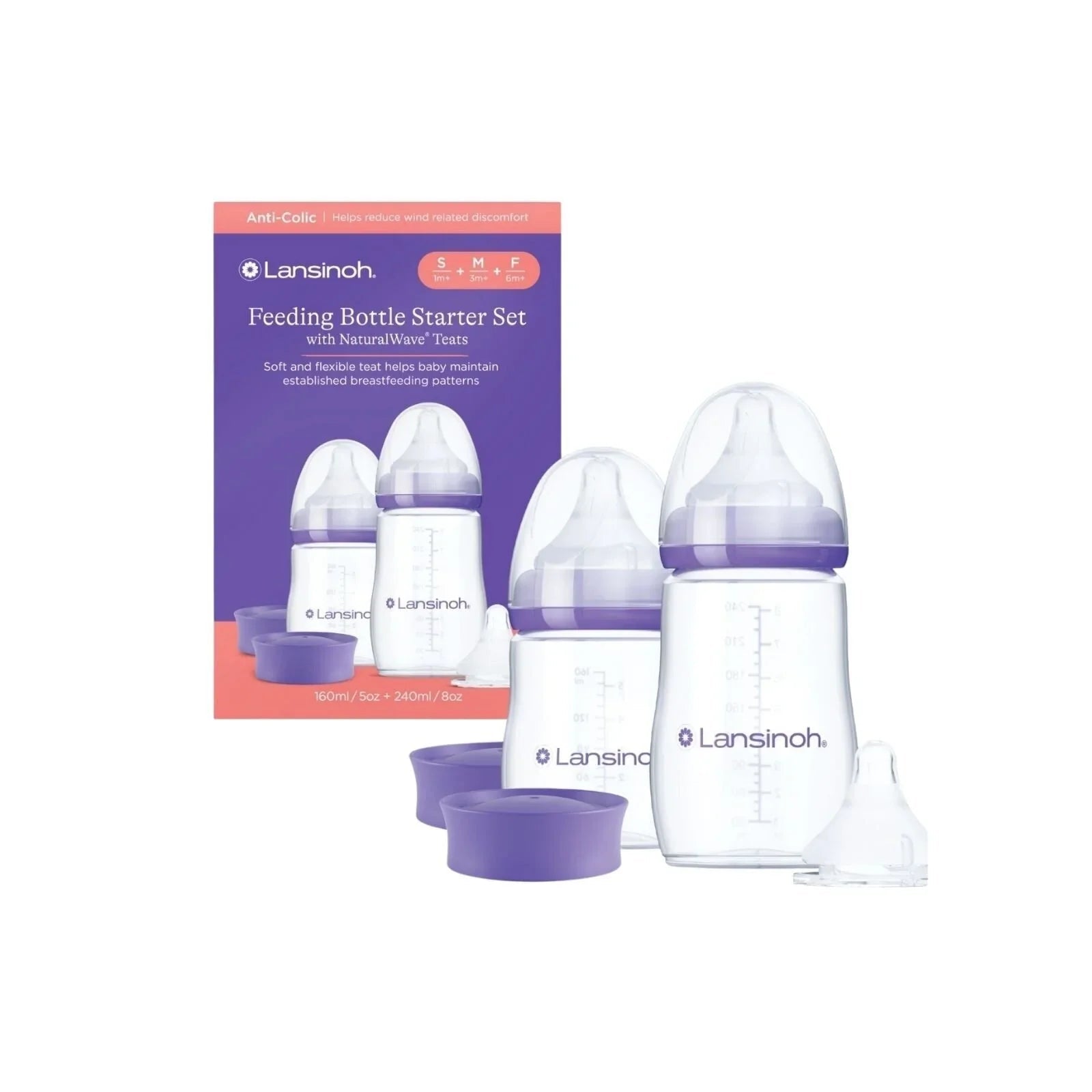 Lansinoh Feeding Bottle Starter Set - mezetto ebebek ebebek