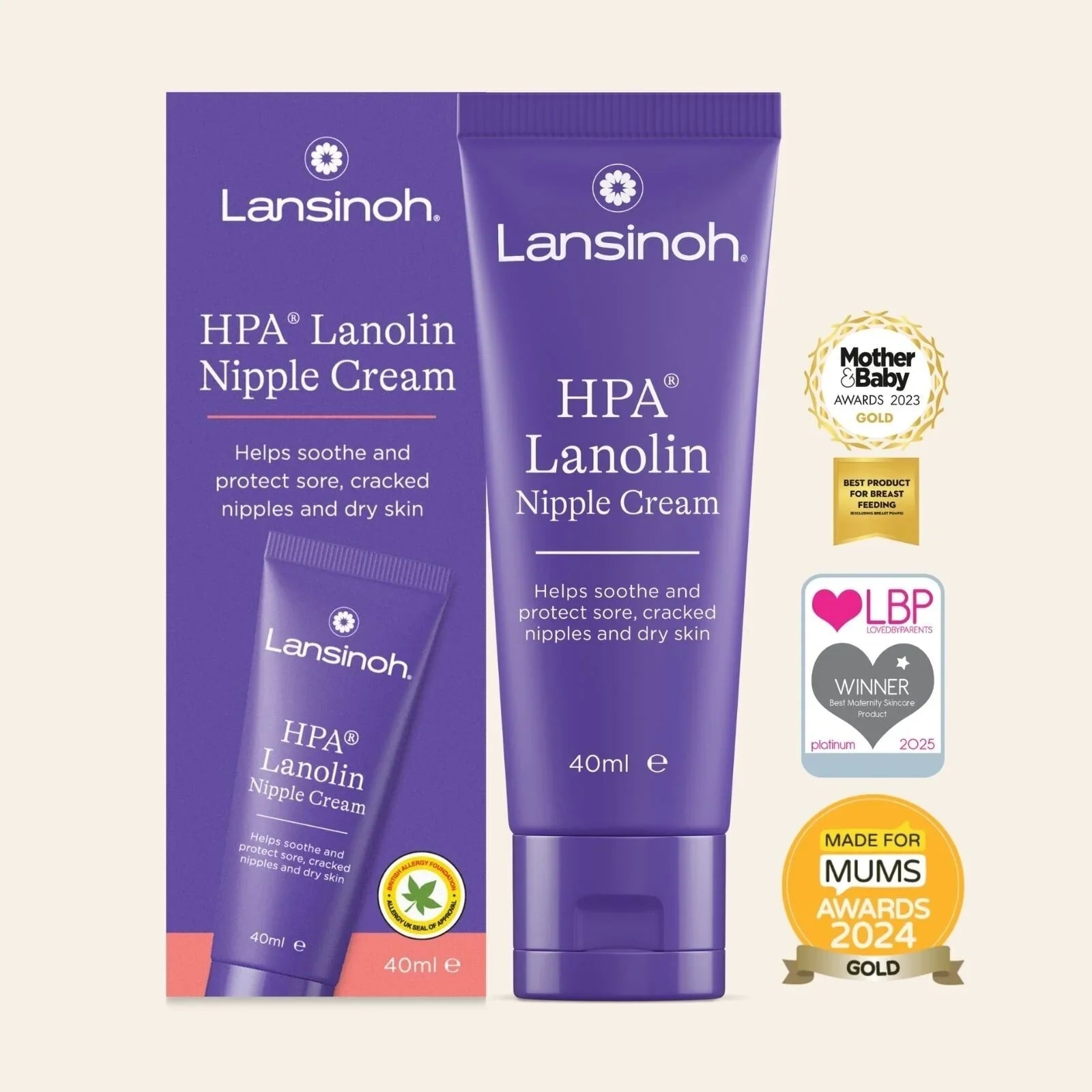 Lansinoh HPA Lanolin Nipple Cream 40ml - mezetto ebebek ebebek