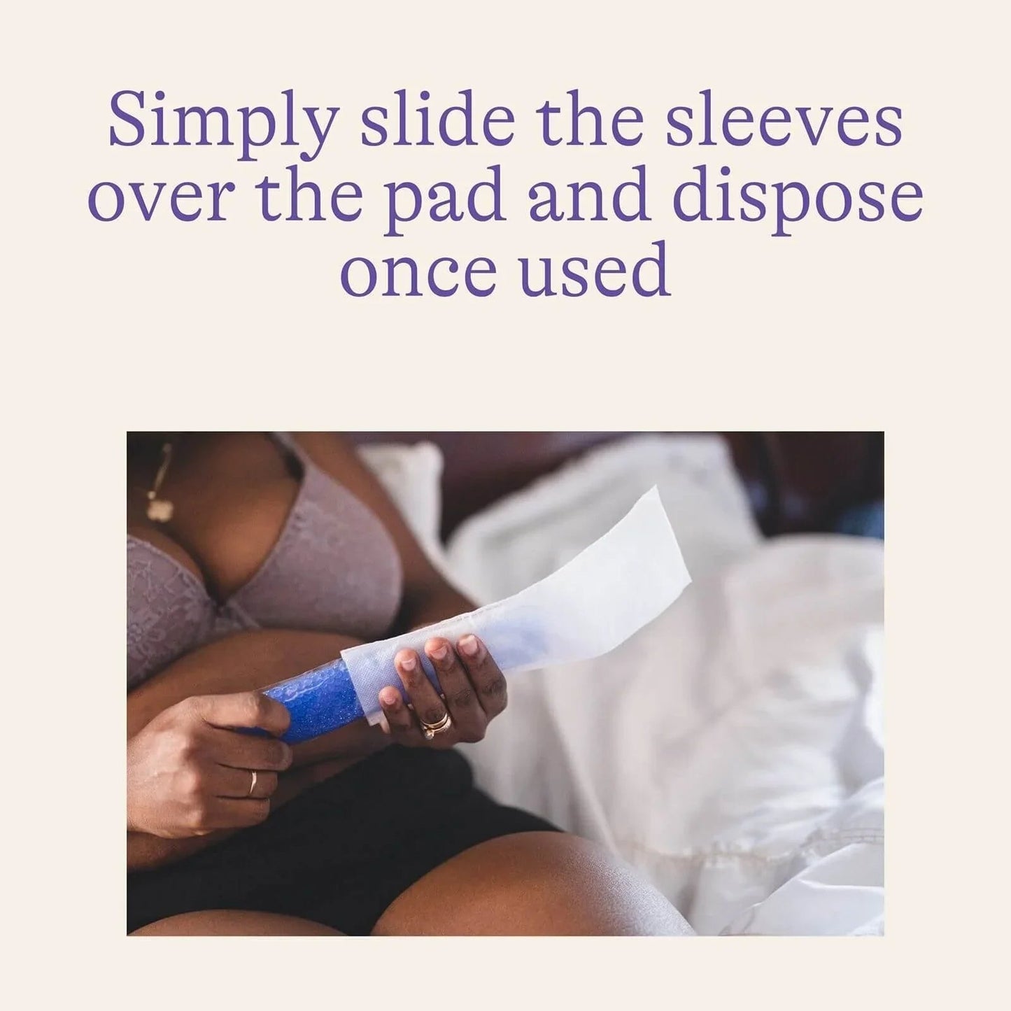 Lansinoh Hygiene Sleeves Refill for Cold & Warm Post - Birth Relief Pads 24 pcs - mezetto ebebek ebebek