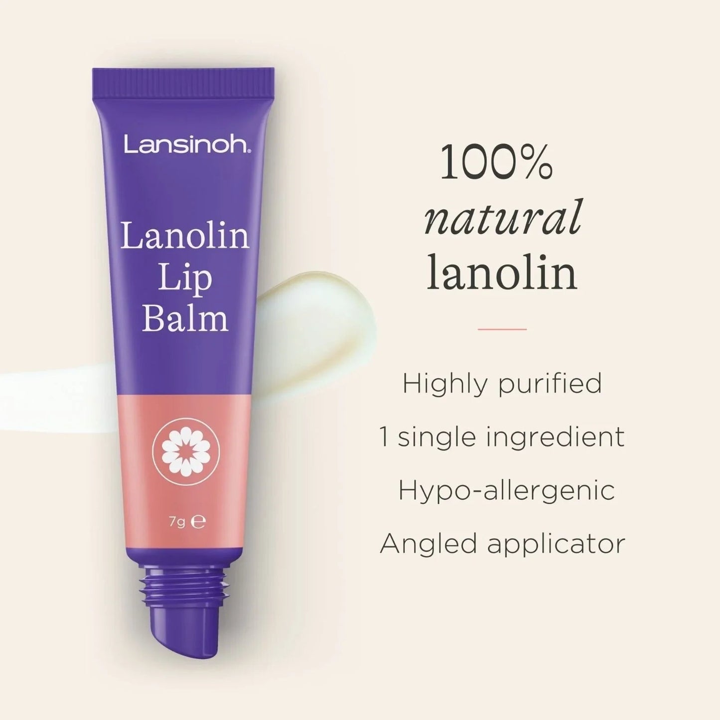 Lansinoh Lanolin Lip Balm 7g - mezetto ebebek ebebek