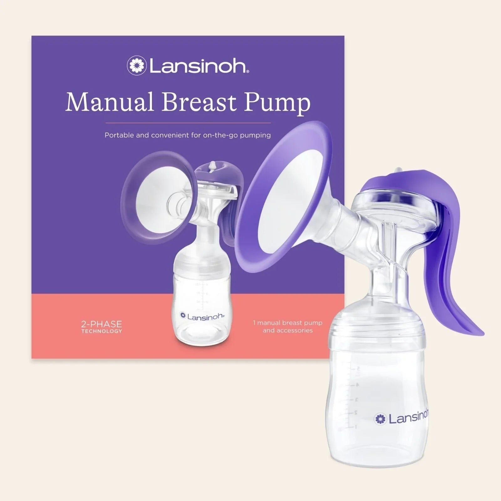 Lansinoh Manual Breast Pump - mezetto ebebek ebebek