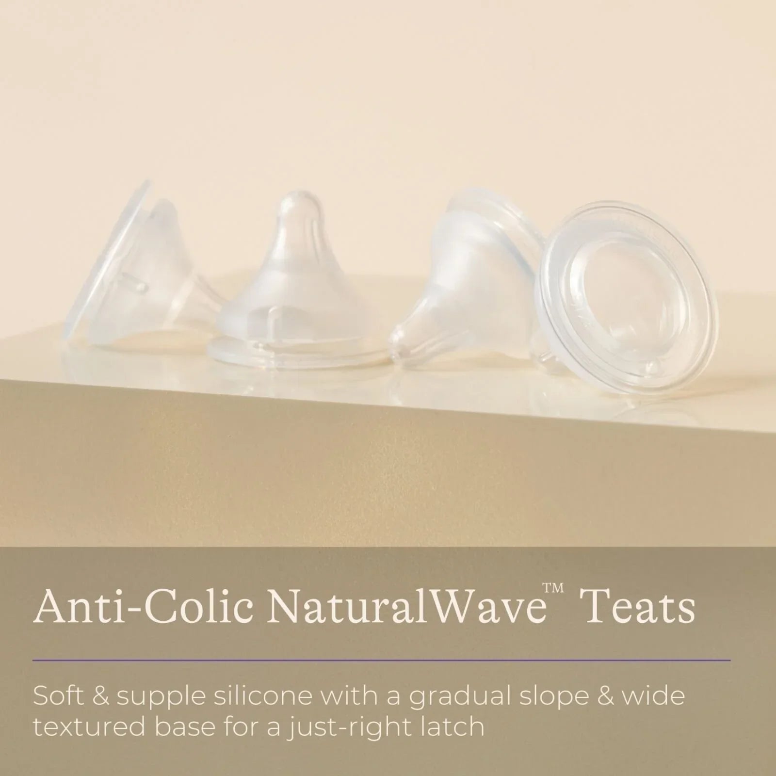 Lansinoh NaturalWave Slow Flow Teats Pack of 2 - mezetto ebebek ebebek