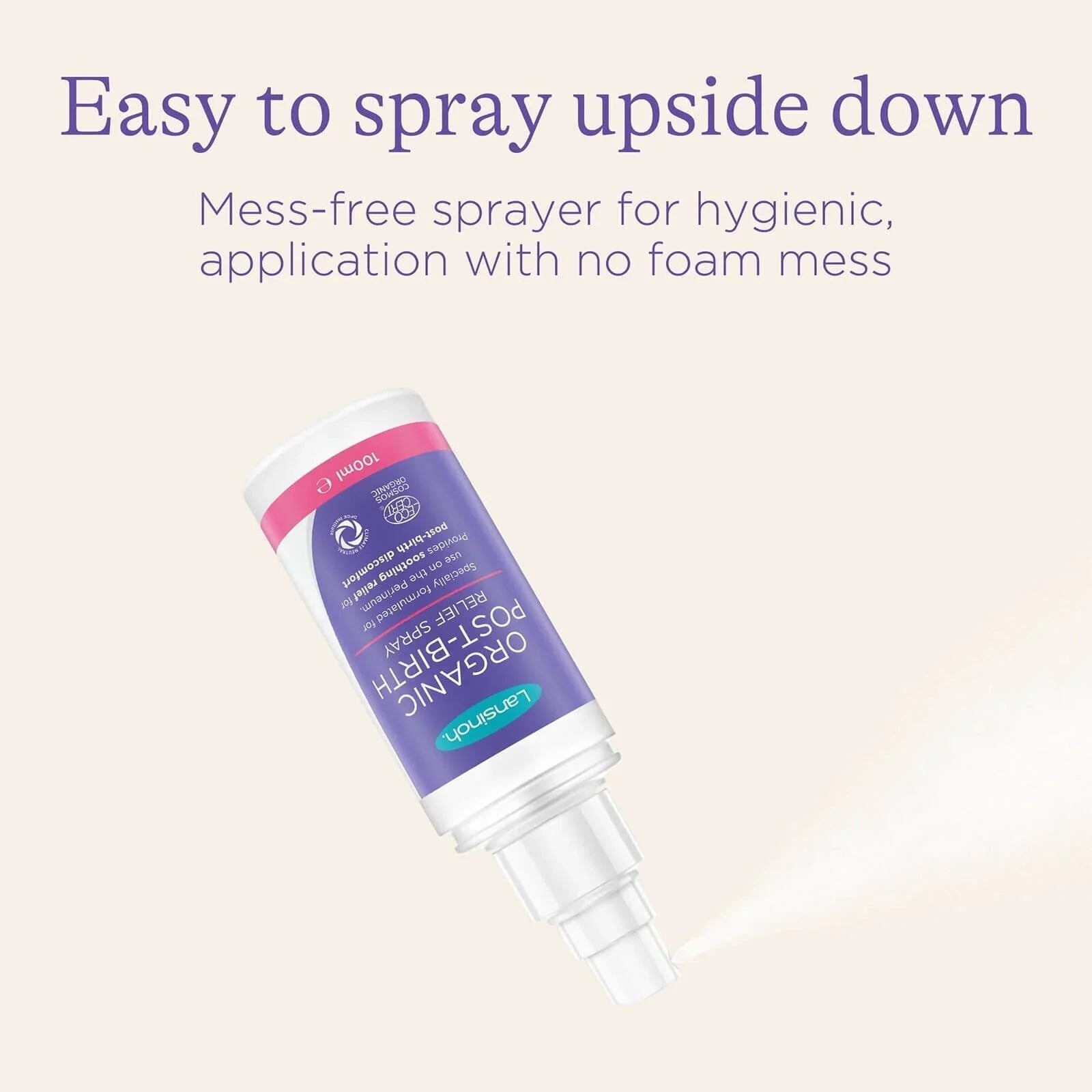 Lansinoh Organic Post - Birth Relief Spray 100ml - mezetto ebebek ebebek