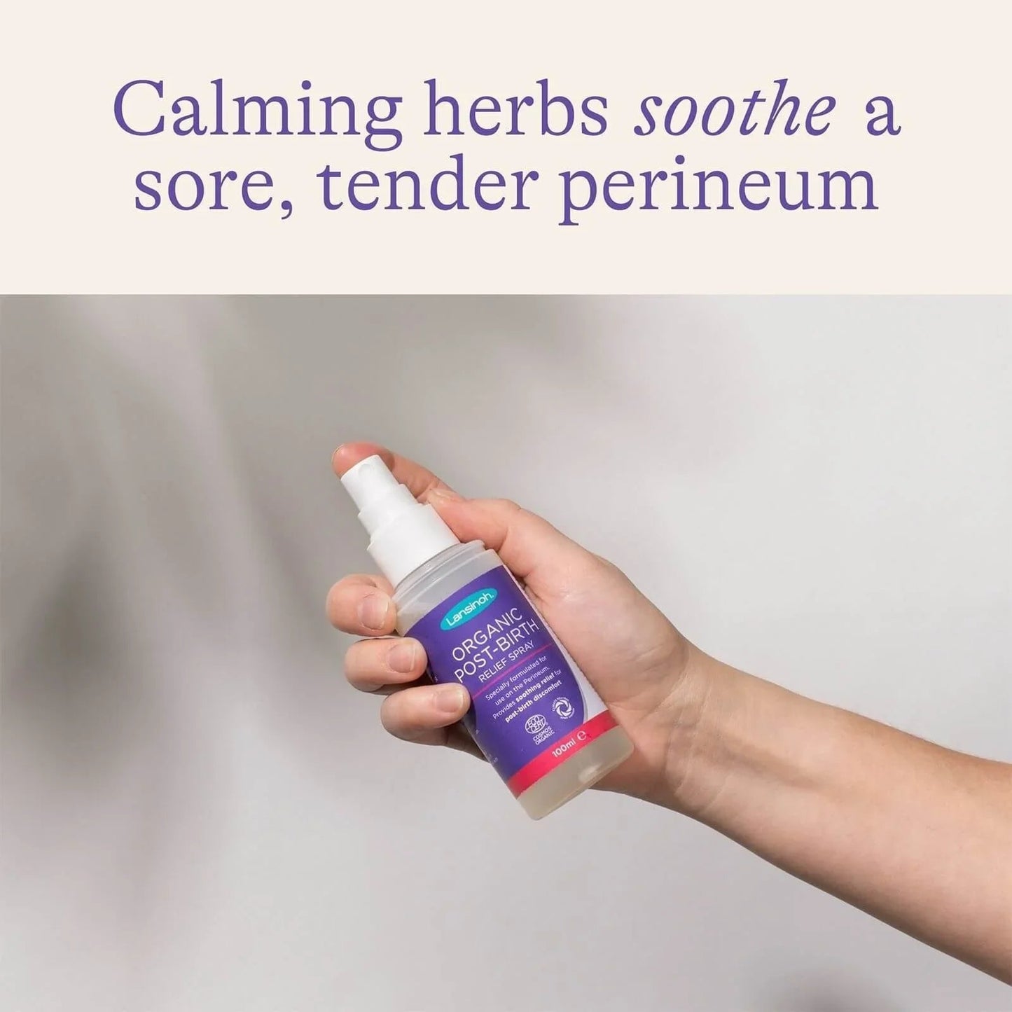 Lansinoh Organic Post - Birth Relief Spray 100ml - mezetto ebebek ebebek