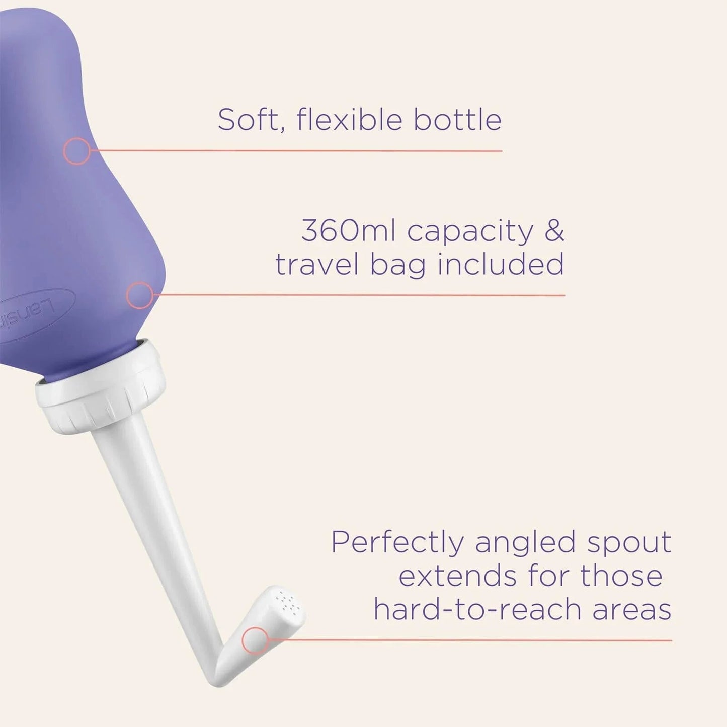 Lansinoh Post - Birth Wash Bottle - mezetto ebebek ebebek
