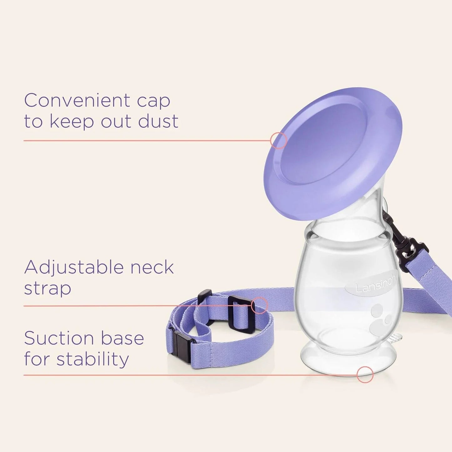 Lansinoh Silicone Breast Pump - mezetto ebebek ebebek