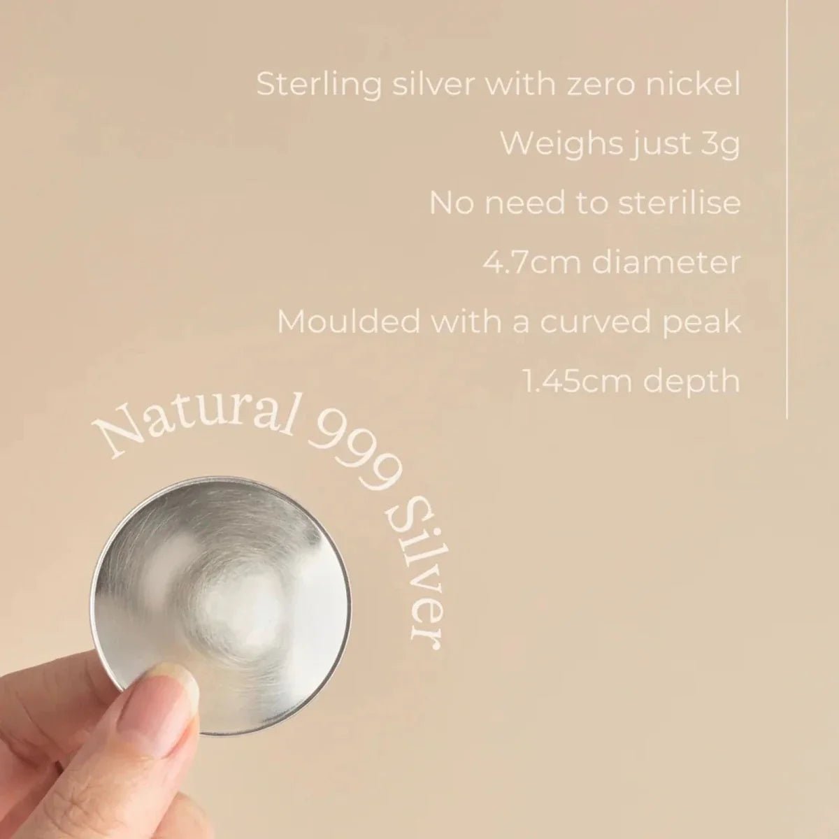 Lansinoh Silver Nursing Cups Pack of 2 - mezetto ebebek ebebek