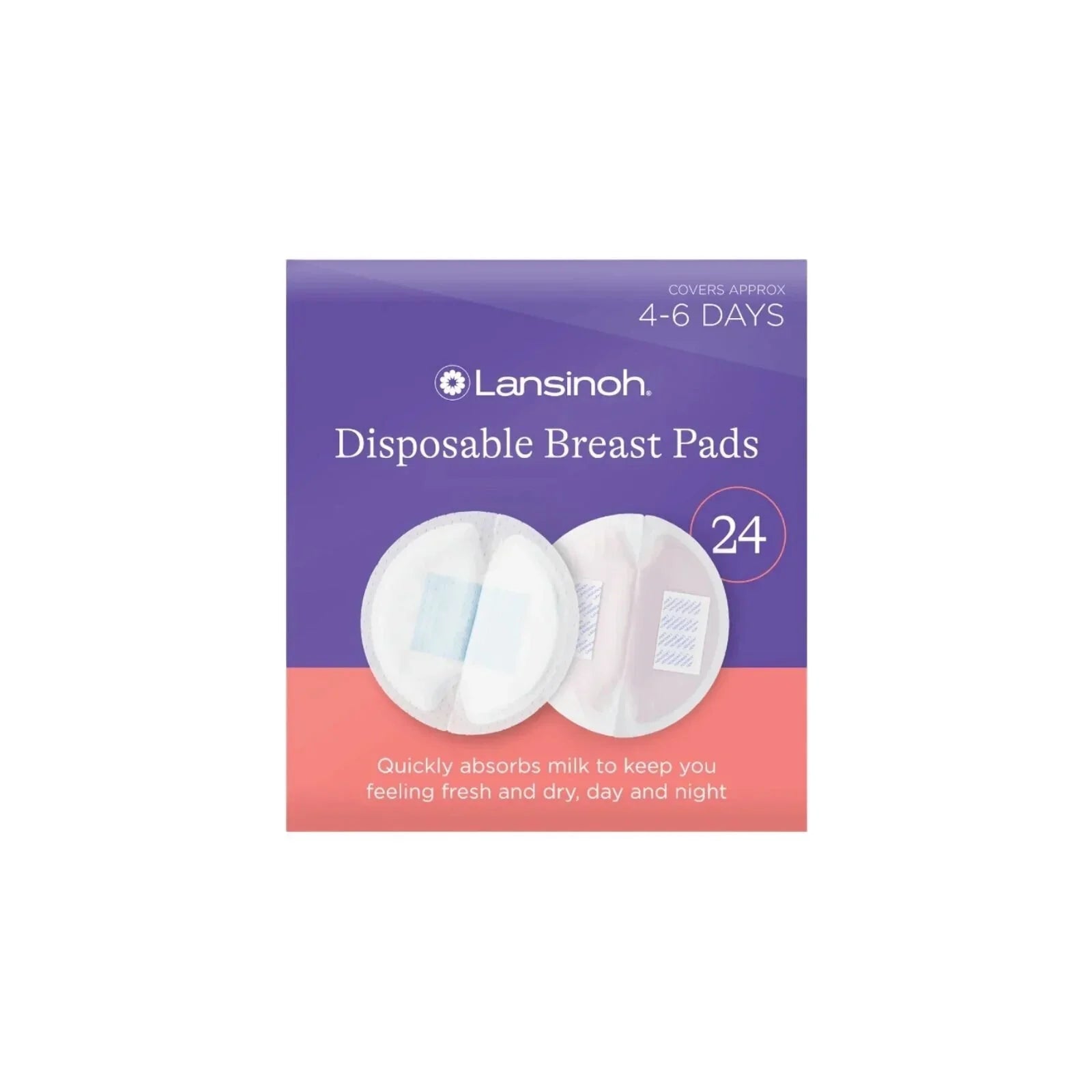 Lansinoh Ultra Thin Stay Dry Nursing Breast Pads 24 pcs - mezetto ebebek ebebek