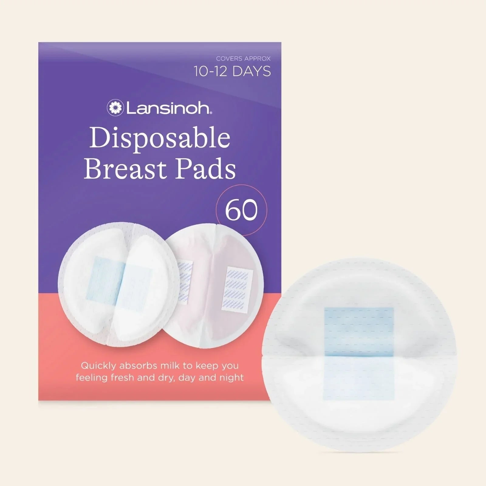 Lansinoh Ultra Thin Stay Dry Nursing Breast Pads 60 pcs - mezetto ebebek ebebek