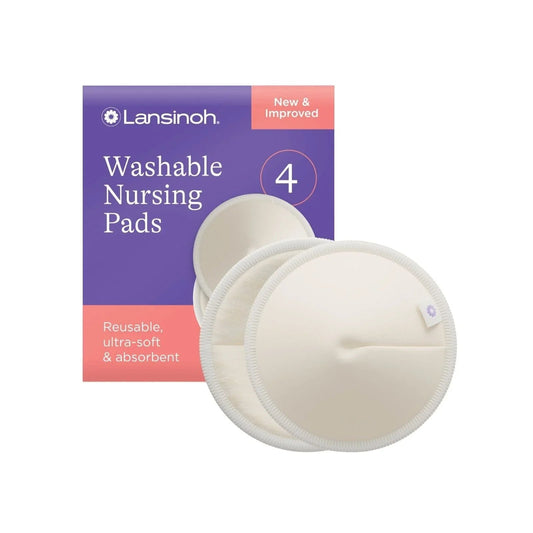 Lansinoh Washable Nursing Pads 4 pcs - mezetto ebebek ebebek