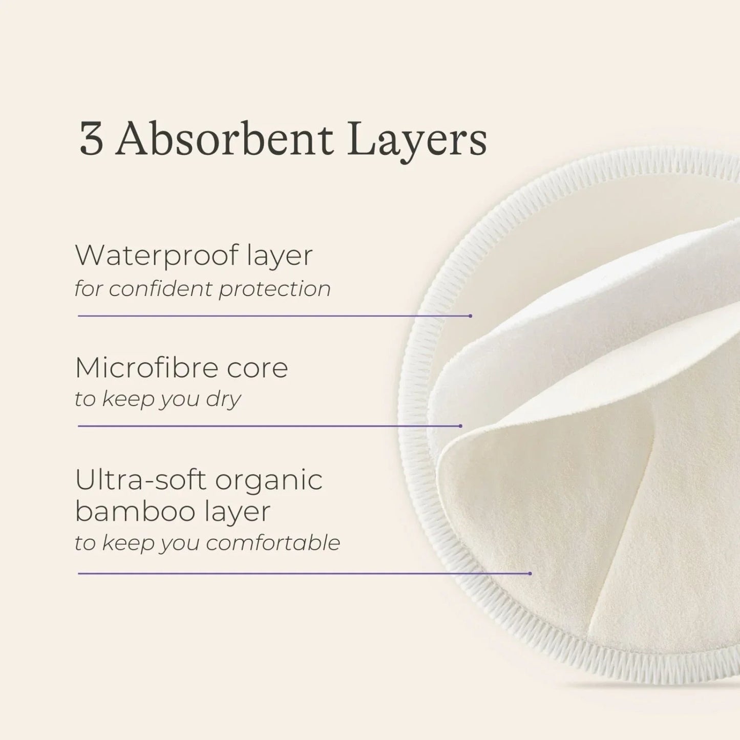 Lansinoh Washable Nursing Pads 4 pcs - mezetto ebebek ebebek