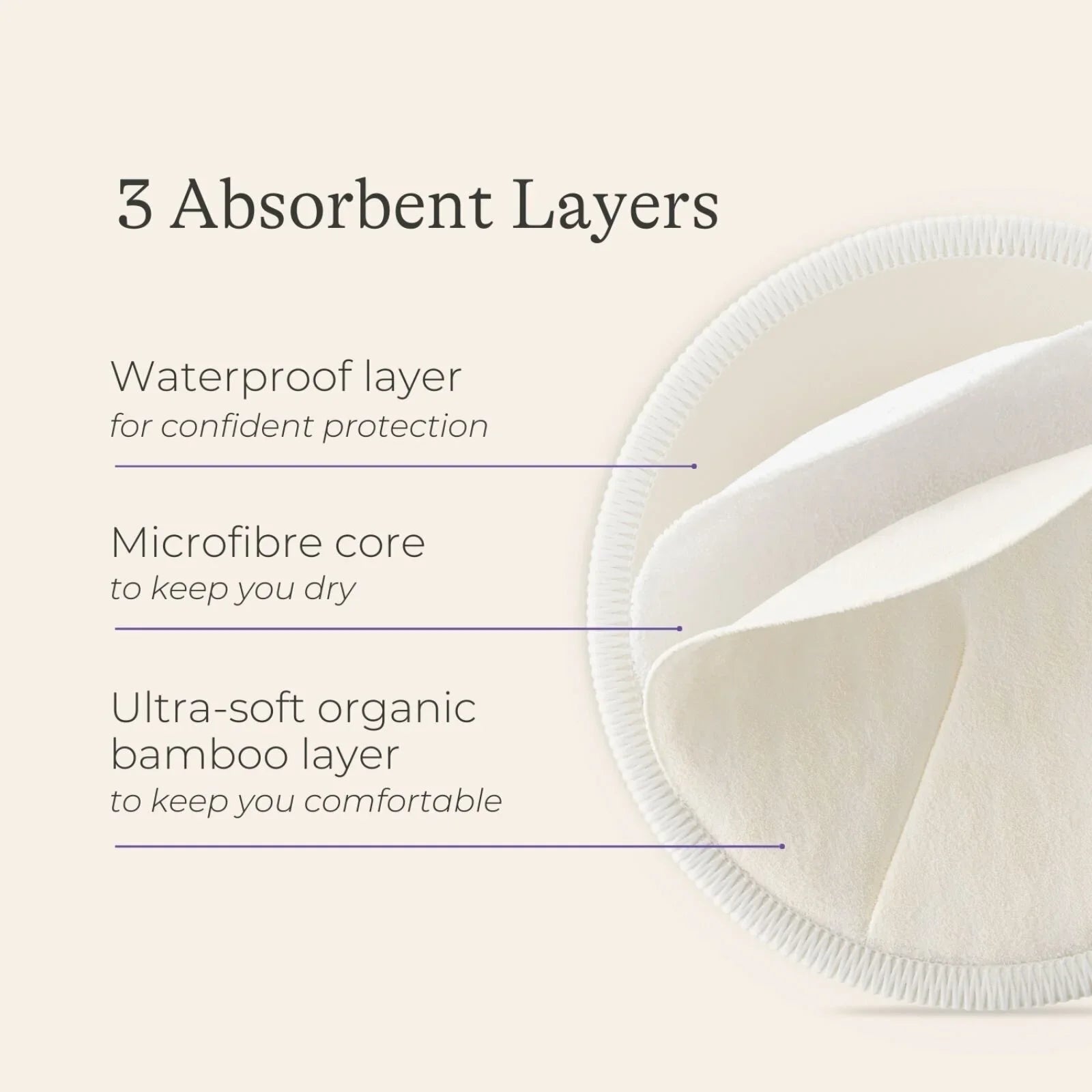 Lansinoh Washable Nursing Pads 4 pcs - mezetto ebebek ebebek