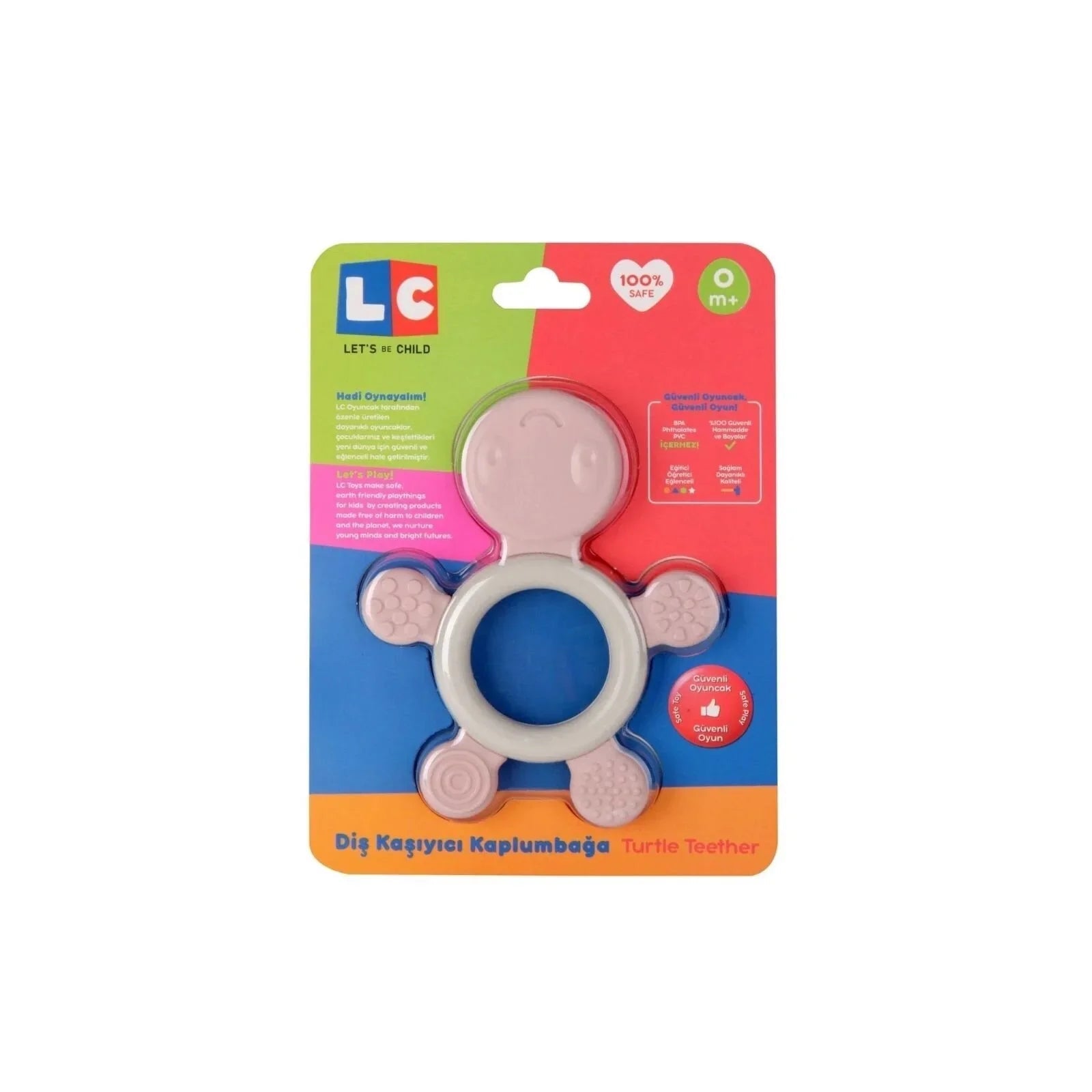 LC Turtle Teether Assorted - mezetto ebebek ebebek
