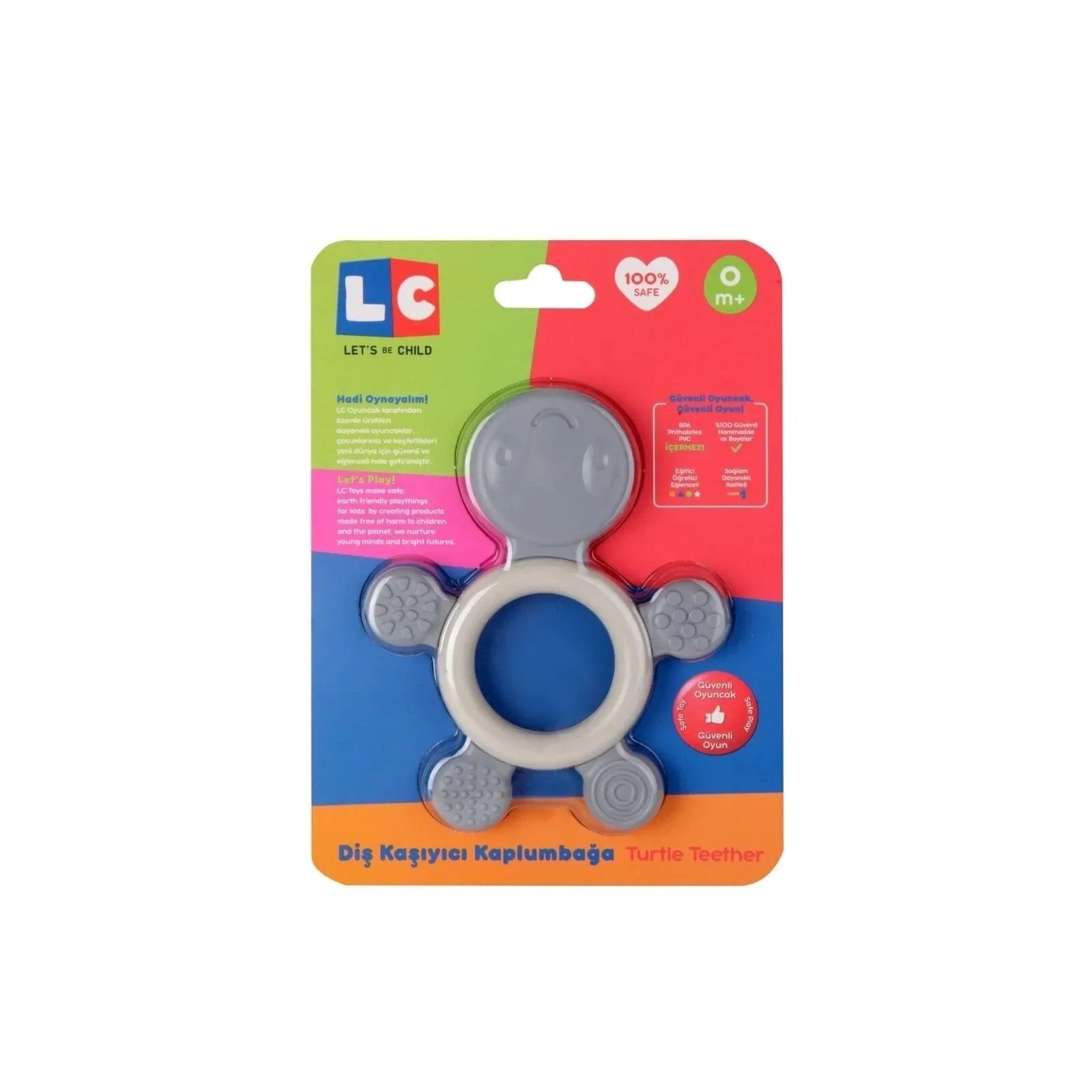 LC Turtle Teether Assorted - mezetto ebebek ebebek