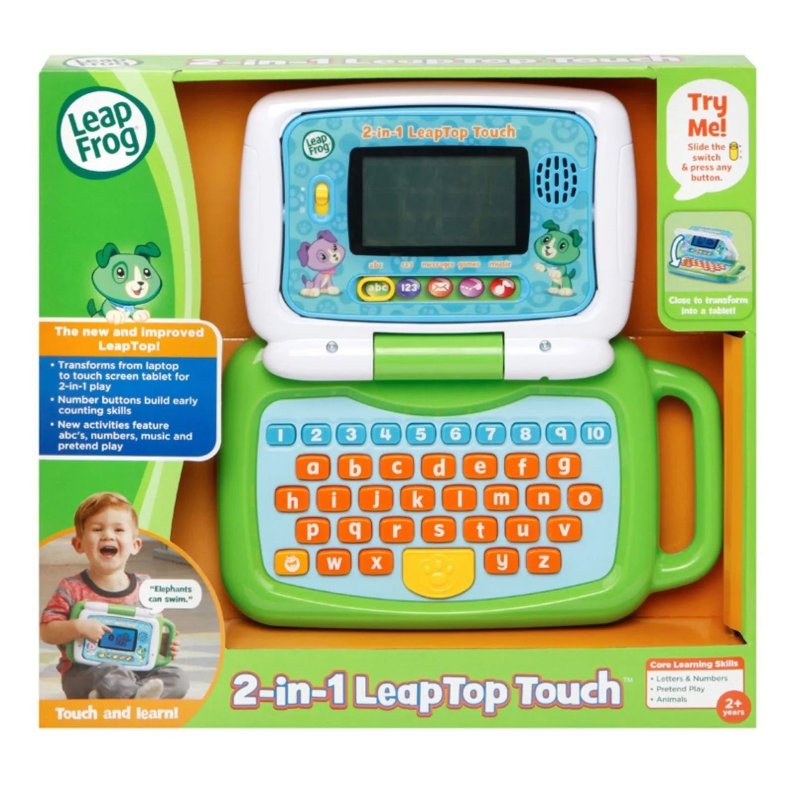 LeapFrog 2 - in - 1 LeapTop Touch Laptop - mezetto ebebek ebebek