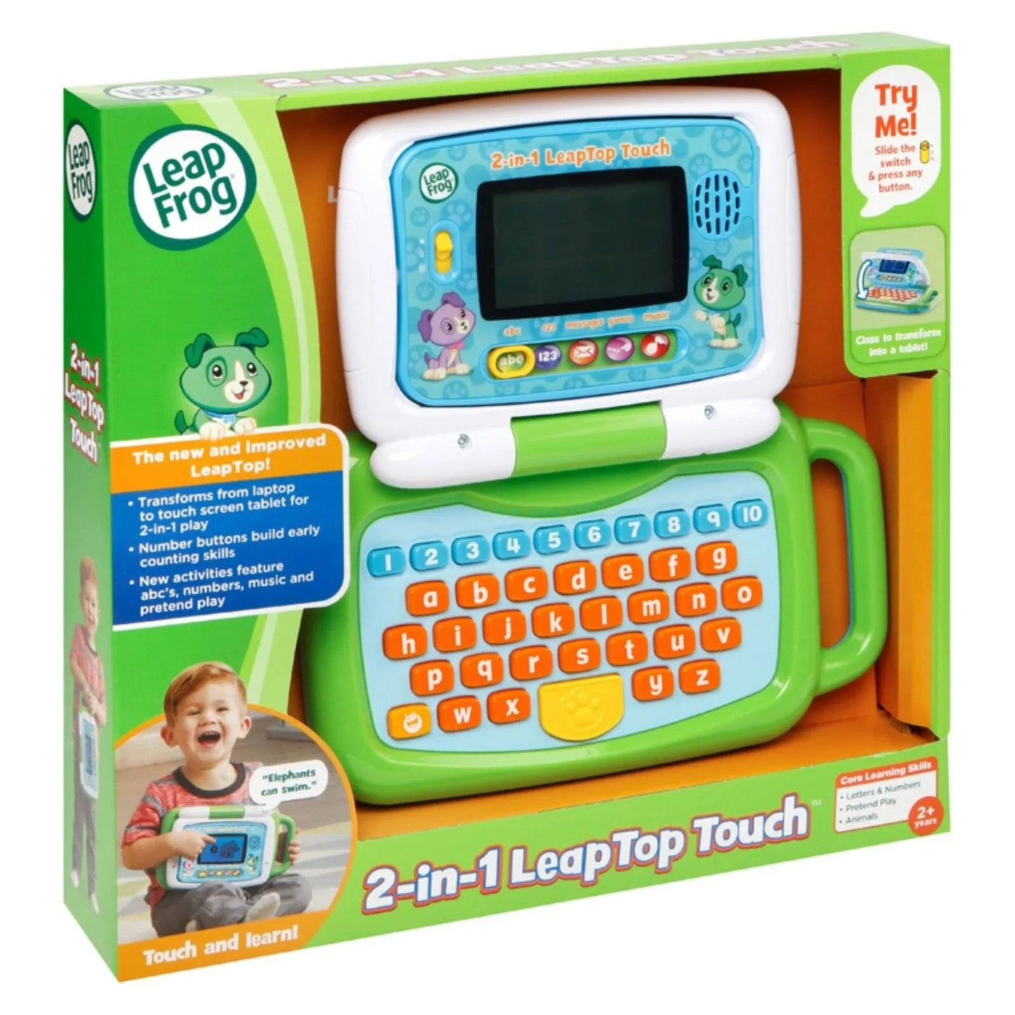 LeapFrog 2 - in - 1 LeapTop Touch Laptop - mezetto ebebek ebebek