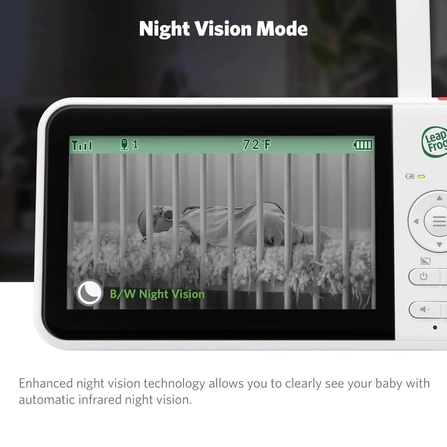 LeapFrog 5" Night Light Video Monitor - mezetto ebebek ebebek