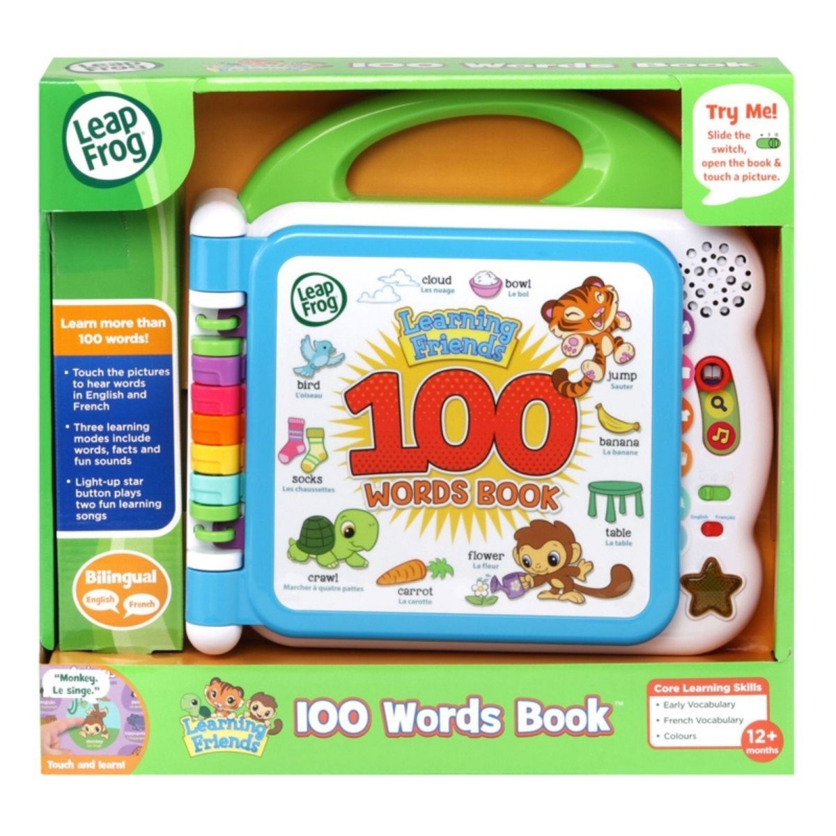 LeapFrog Learning Friends 100 Words Book - mezetto ebebek ebebek