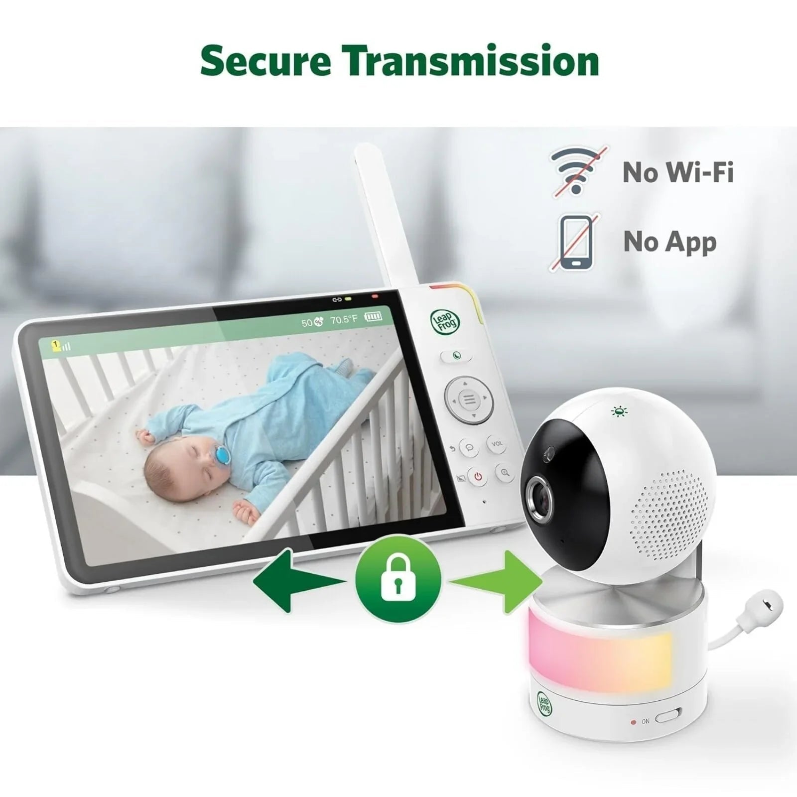 LeapFrog LF920HD 7" HD Video Baby Monitor - mezetto ebebek ebebek