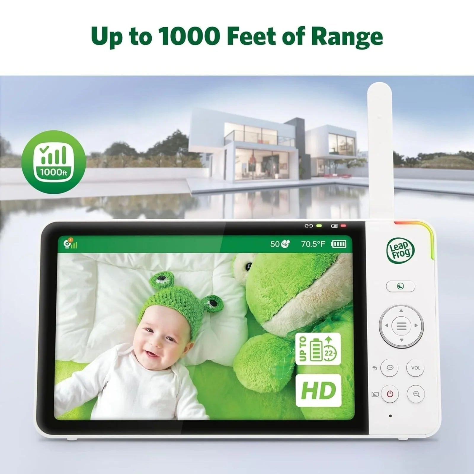 LeapFrog LF920HD 7" HD Video Baby Monitor - mezetto ebebek ebebek