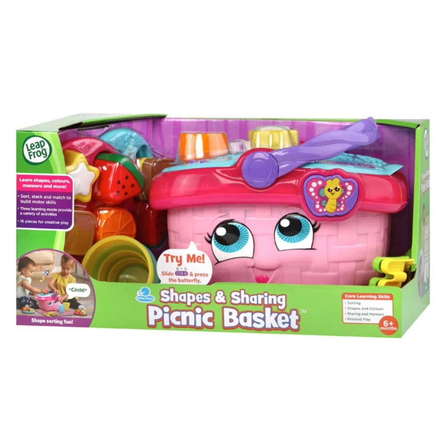 LeapFrog Shapes & Sharing Picnic Basket - mezetto ebebek ebebek